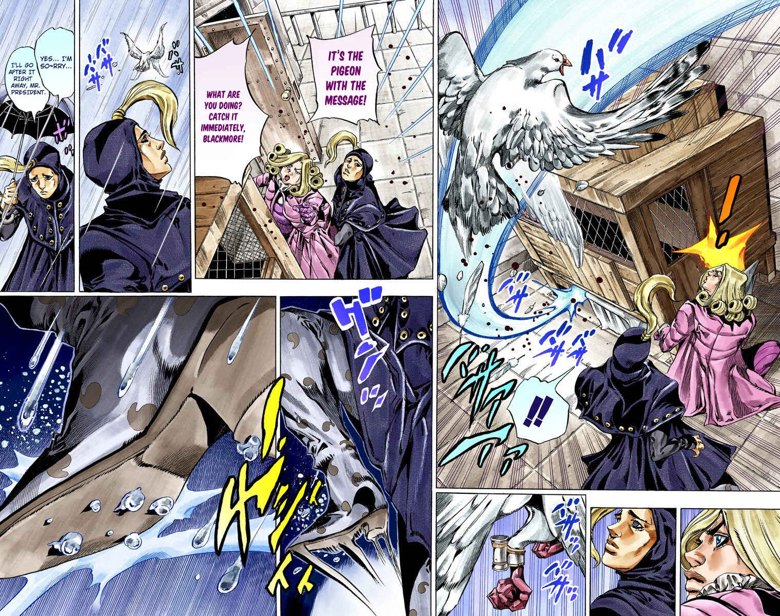 JoJo no Kimyou na Bouken: Part 7 - Steel Ball Run Color-ban Chapter 36 - Page 47