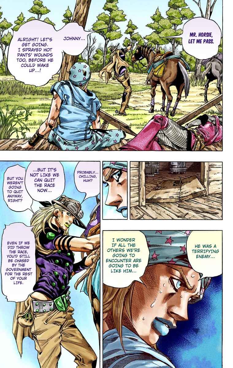 JoJo no Kimyou na Bouken: Part 7 - Steel Ball Run Color-ban Chapter 36 - Page 7