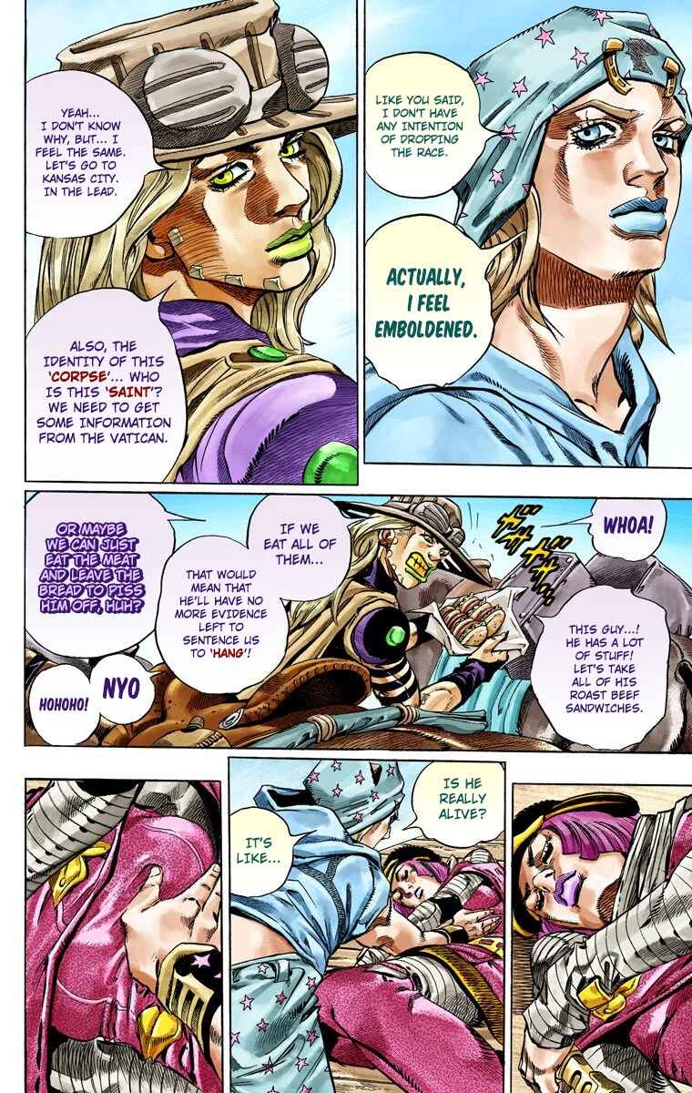 JoJo no Kimyou na Bouken: Part 7 - Steel Ball Run Color-ban Chapter 36 - Page 8