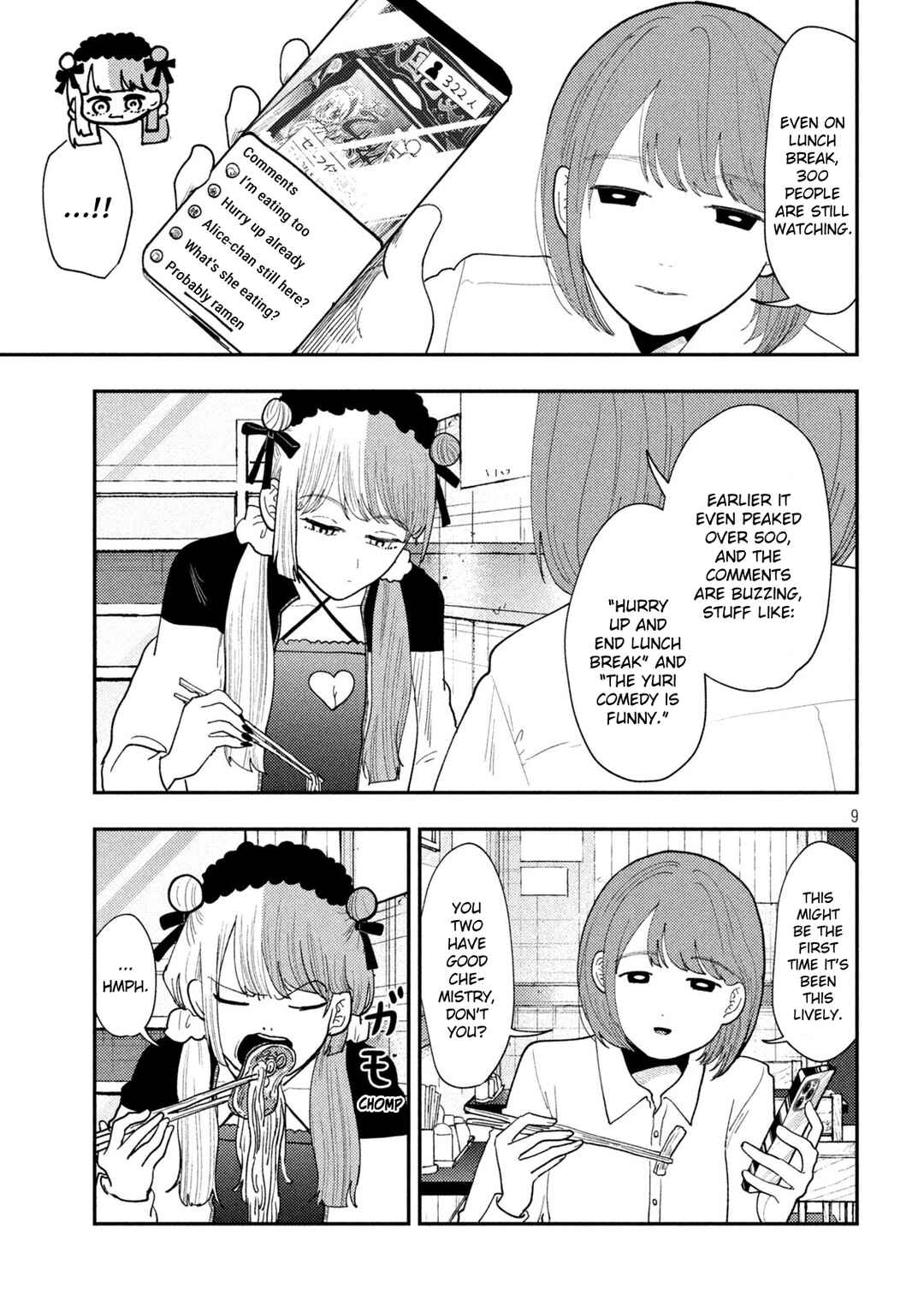 Heisei Haizanhei ☆ Sumire-chan Chapter 62 - Page 9