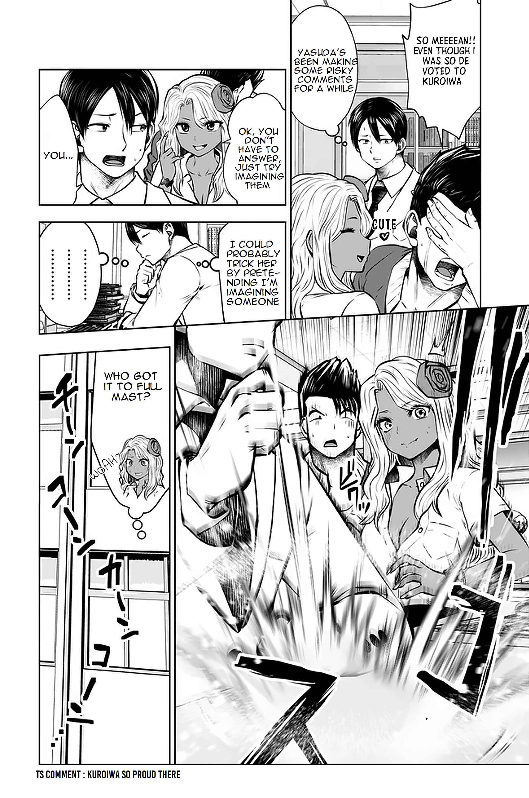 Black Gakkou ni Tsutomete Shimatta Sensei Chapter 18.4 - Page 6