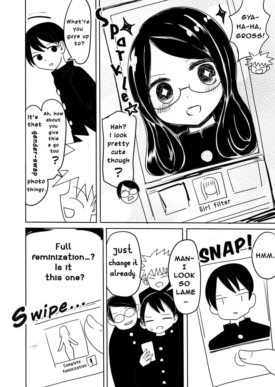 Faceapp TS manga Chapter ? - Page 1