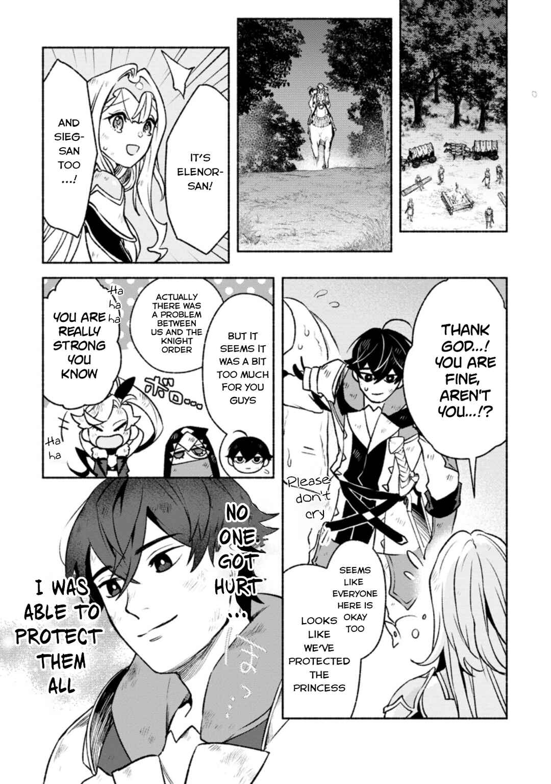 Sono Monban, Saikyou ni Tsuki: Tsuihou Sareta Bougyoryoku 9999 no Senshi, Outo no Monban to shite Musou Suru Chapter 16 - Page 10