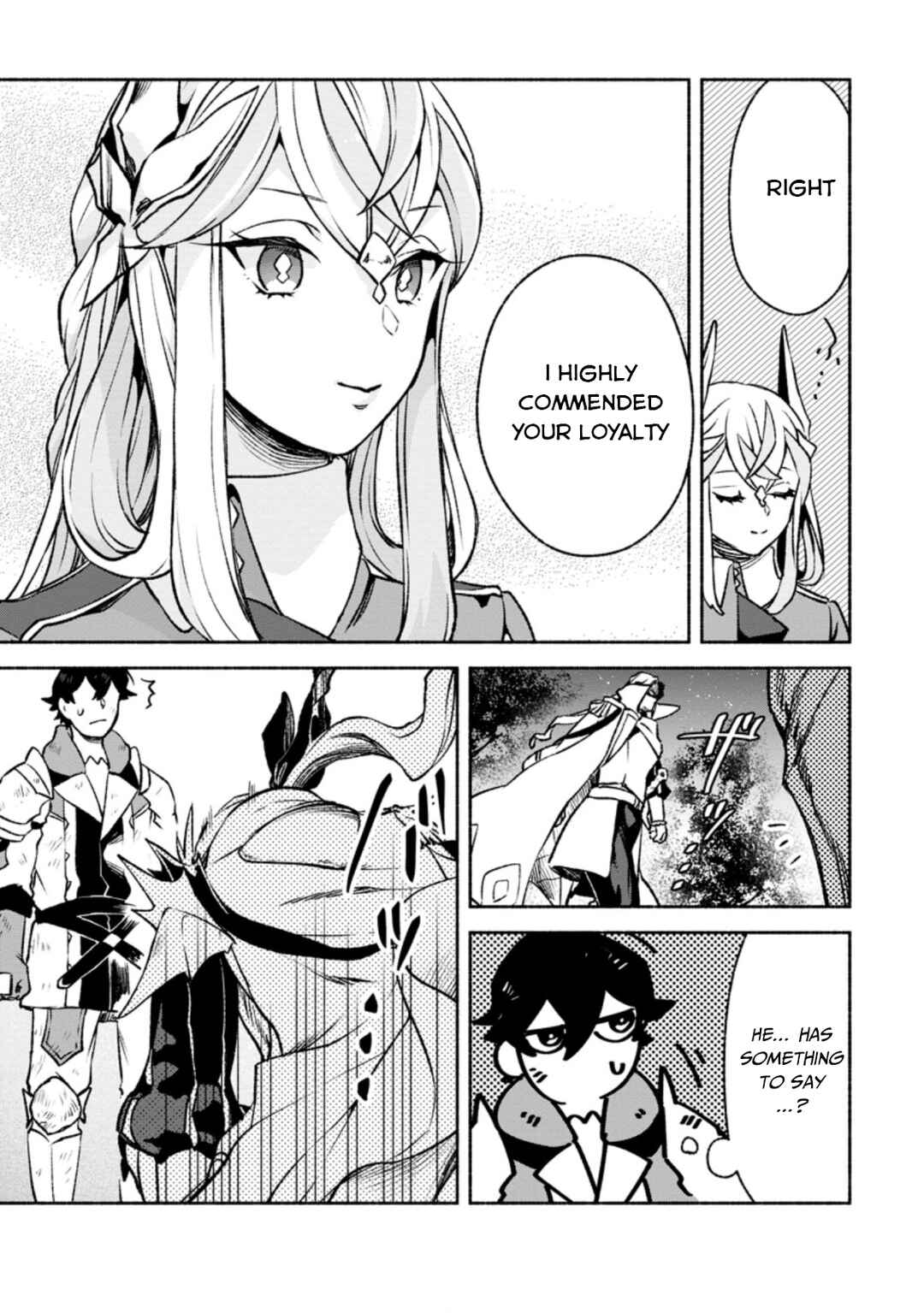 Sono Monban, Saikyou ni Tsuki: Tsuihou Sareta Bougyoryoku 9999 no Senshi, Outo no Monban to shite Musou Suru Chapter 16 - Page 12