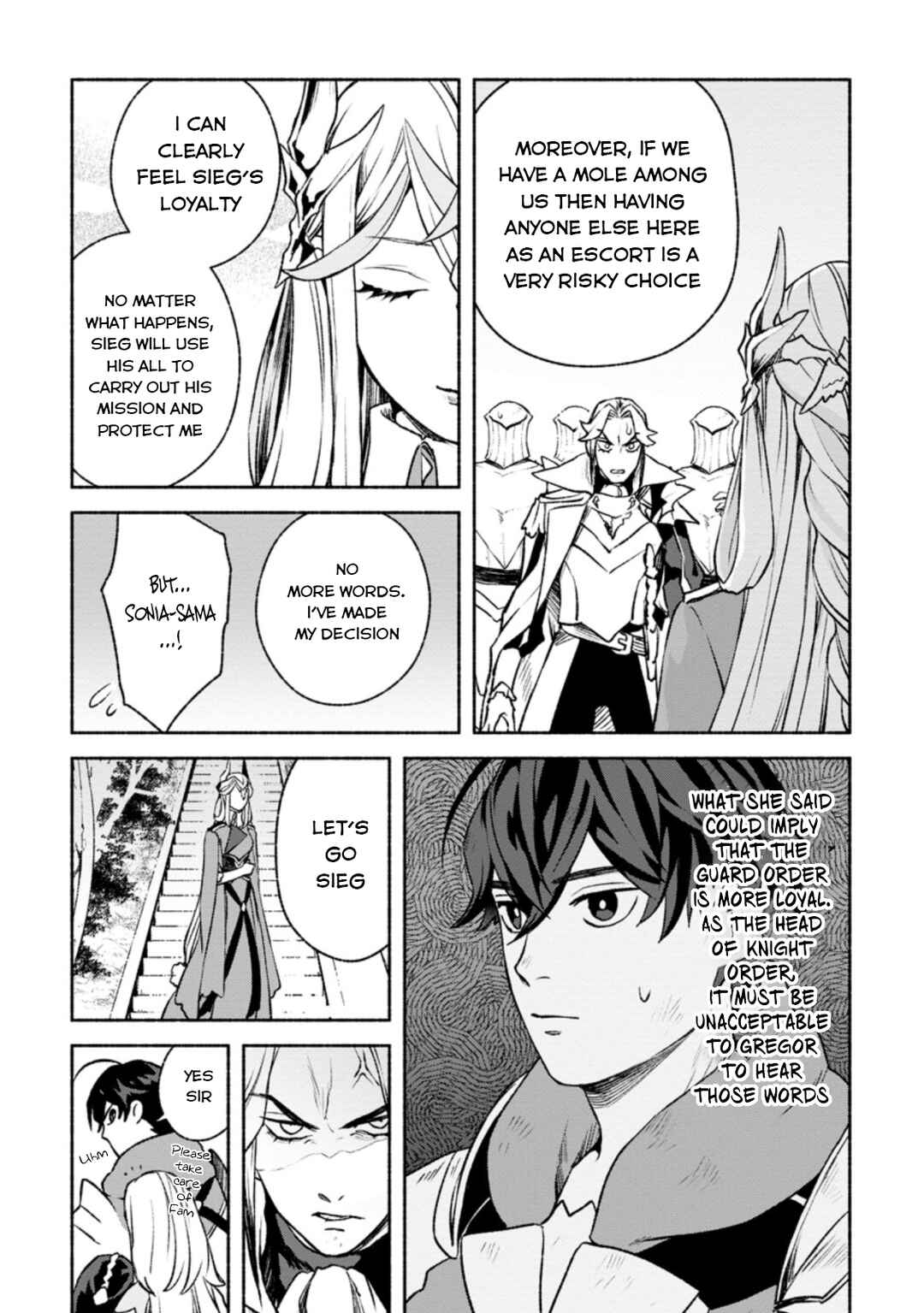 Sono Monban, Saikyou ni Tsuki: Tsuihou Sareta Bougyoryoku 9999 no Senshi, Outo no Monban to shite Musou Suru Chapter 16 - Page 20