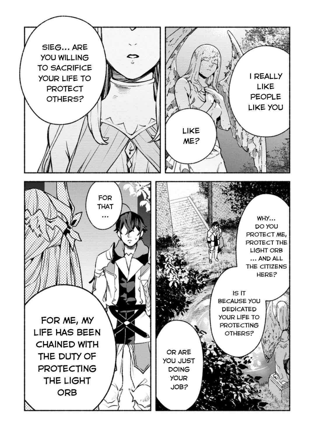 Sono Monban, Saikyou ni Tsuki: Tsuihou Sareta Bougyoryoku 9999 no Senshi, Outo no Monban to shite Musou Suru Chapter 16 - Page 28
