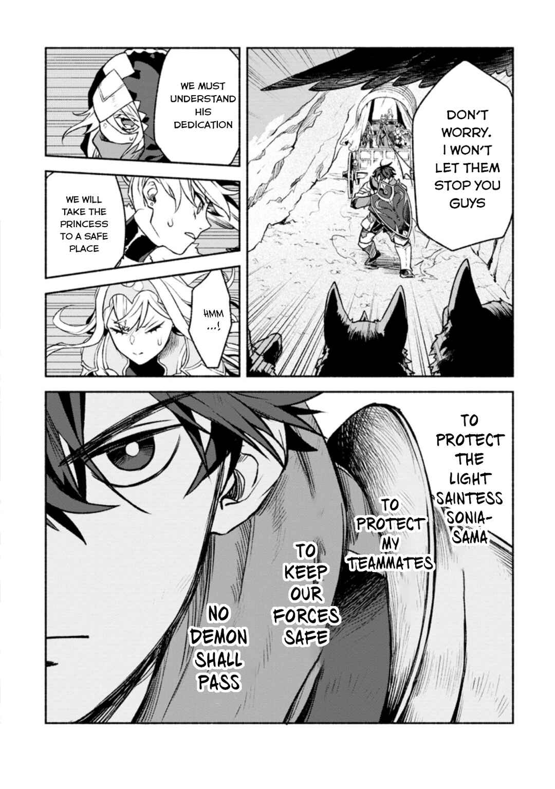 Sono Monban, Saikyou ni Tsuki: Tsuihou Sareta Bougyoryoku 9999 no Senshi, Outo no Monban to shite Musou Suru Chapter 16 - Page 3