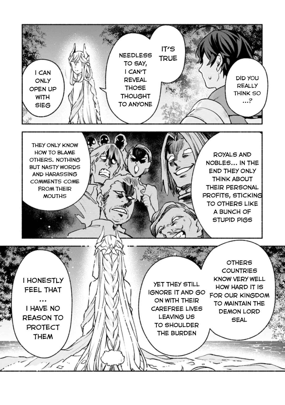 Sono Monban, Saikyou ni Tsuki: Tsuihou Sareta Bougyoryoku 9999 no Senshi, Outo no Monban to shite Musou Suru Chapter 16 - Page 30
