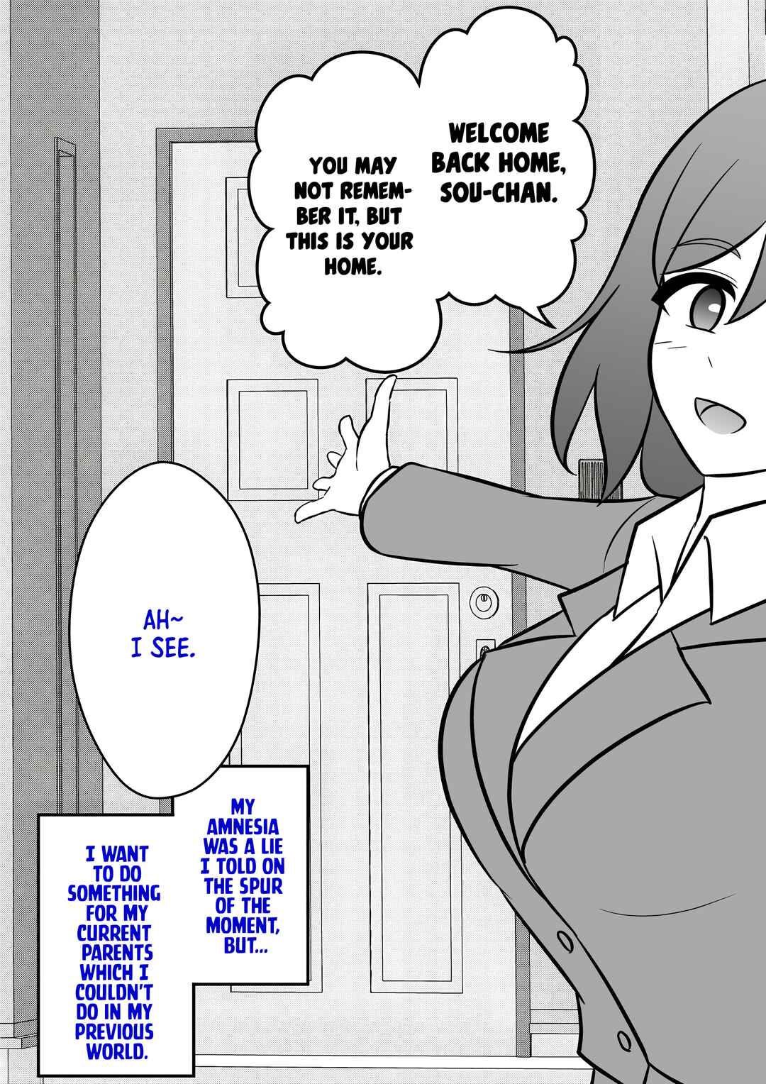 Danjo-hi 1:39 no Heikou Sekai wa Omoi no Hoka Futsuu Chapter 4 - Page 1