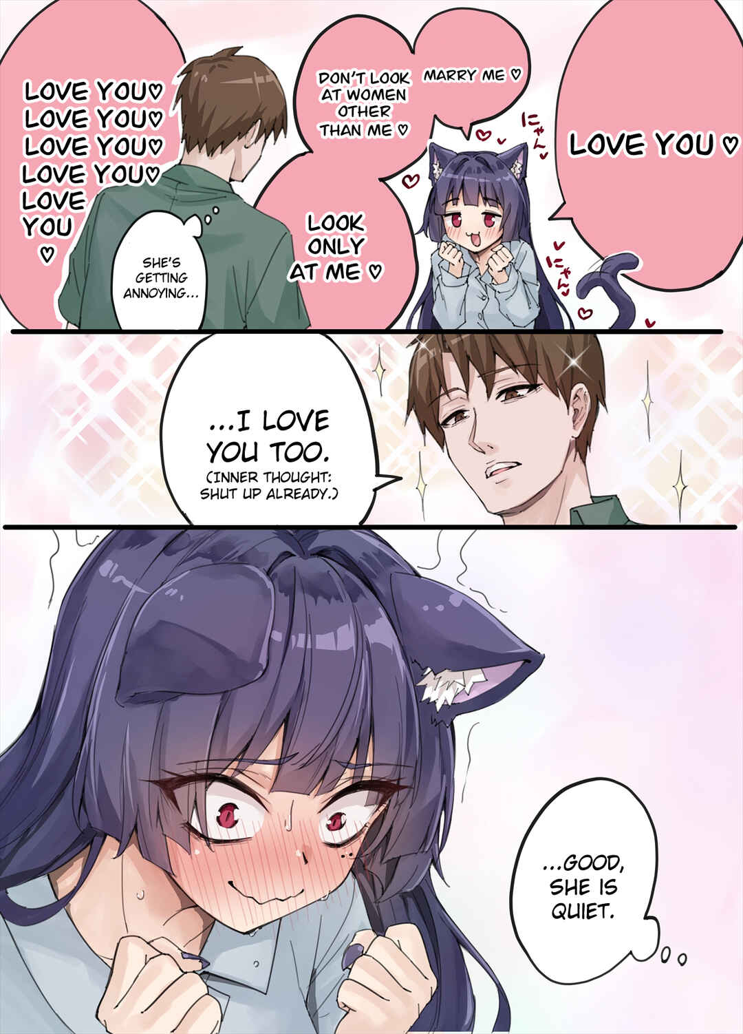 Dokusen Yoku ga Tsuyo Sugiru Yandere Kai Neko-chan Chapter 22 - Page 1