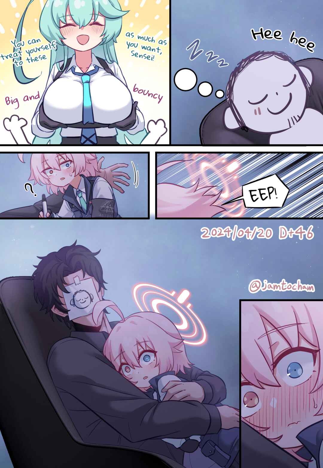 Blue Archive - 1 Hoshino a Day (Doujinshi) Chapter 1 Hoshino a Day - Season 1 FULL (Day 1-1... - Page 39