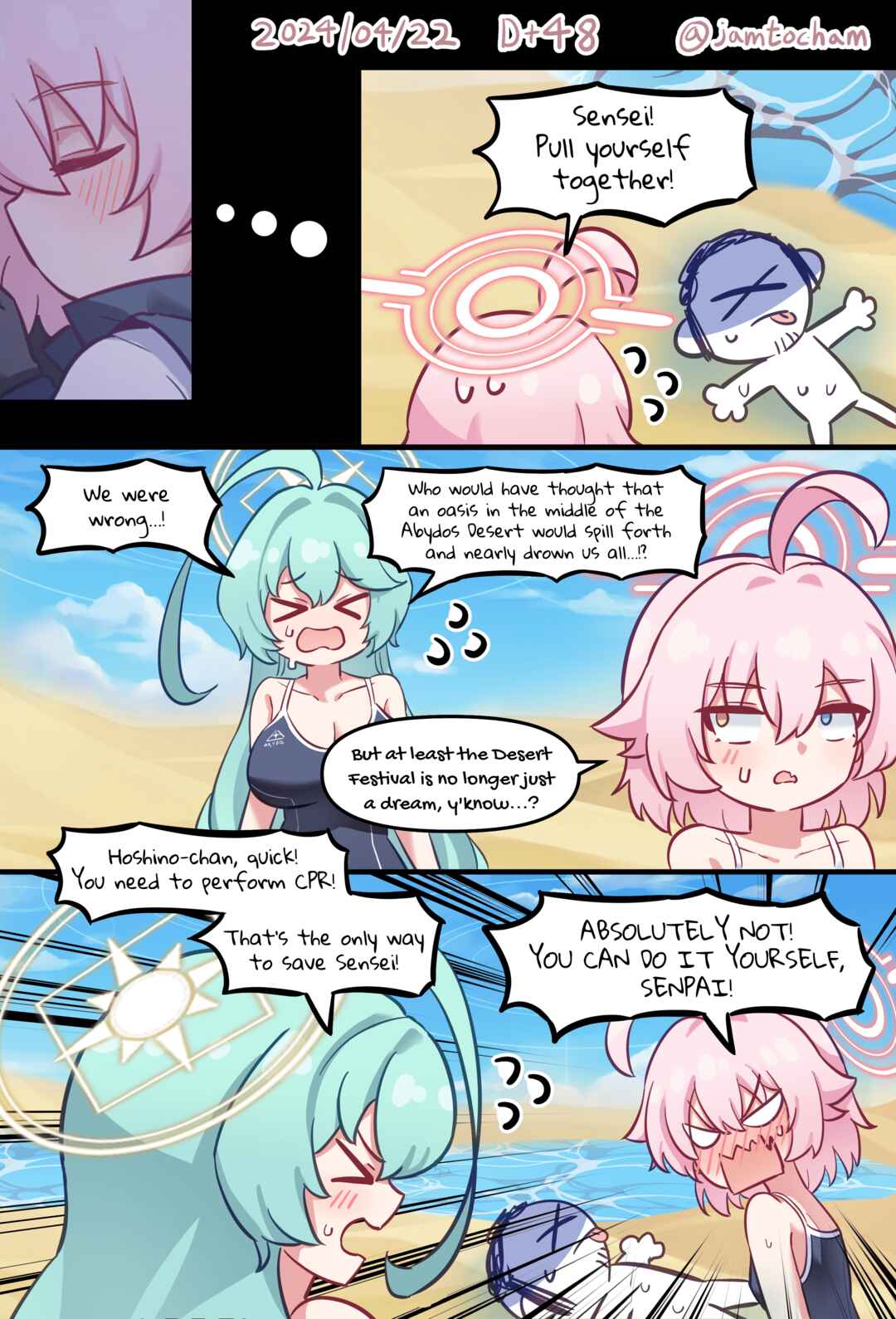 Blue Archive - 1 Hoshino a Day (Doujinshi) Chapter 1 Hoshino a Day - Season 1 FULL (Day 1-1... - Page 41