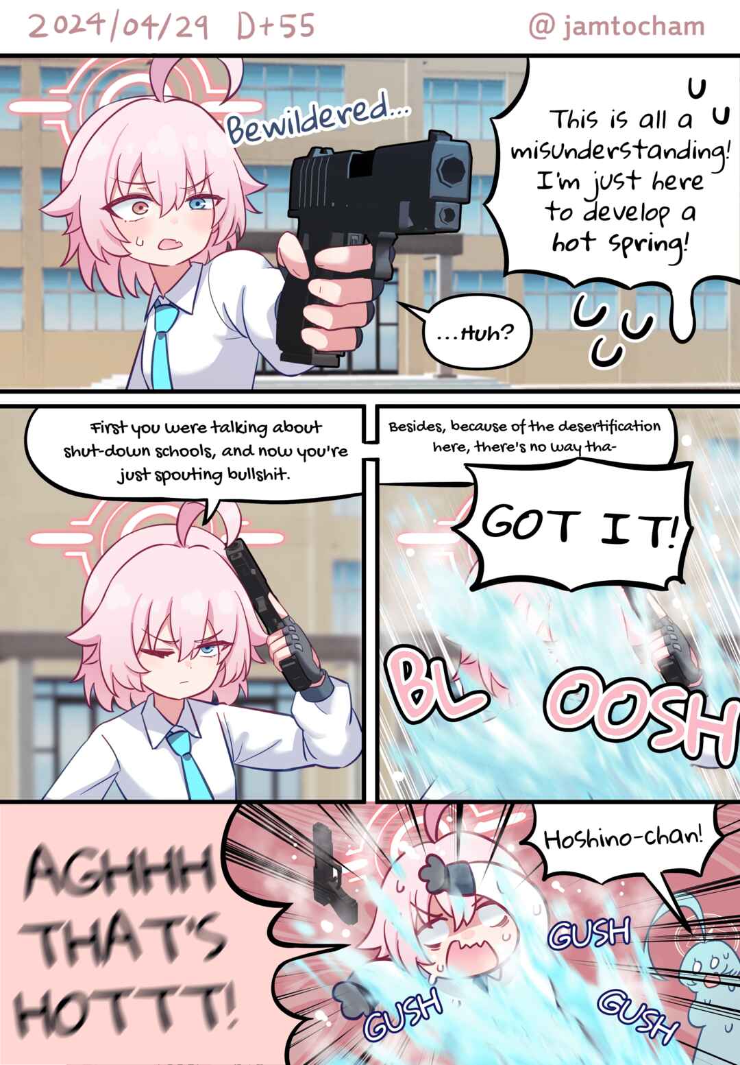 Blue Archive - 1 Hoshino a Day (Doujinshi) Chapter 1 Hoshino a Day - Season 1 FULL (Day 1-1... - Page 48