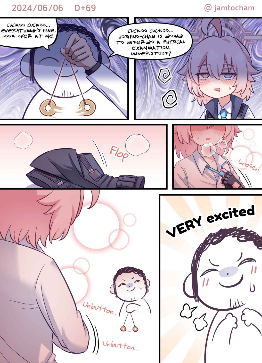 Blue Archive - 1 Hoshino a Day (Doujinshi) Chapter 1 Hoshino a Day - Season 1 FULL (Day 1-1... - Page 62