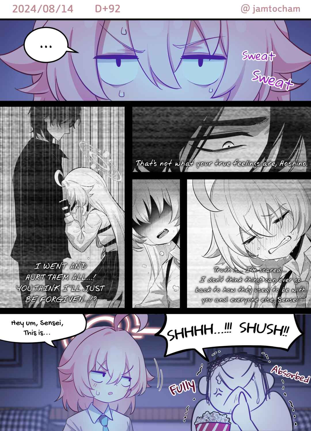 Blue Archive - 1 Hoshino a Day (Doujinshi) Chapter 1 Hoshino a Day - Season 1 FULL (Day 1-1... - Page 85
