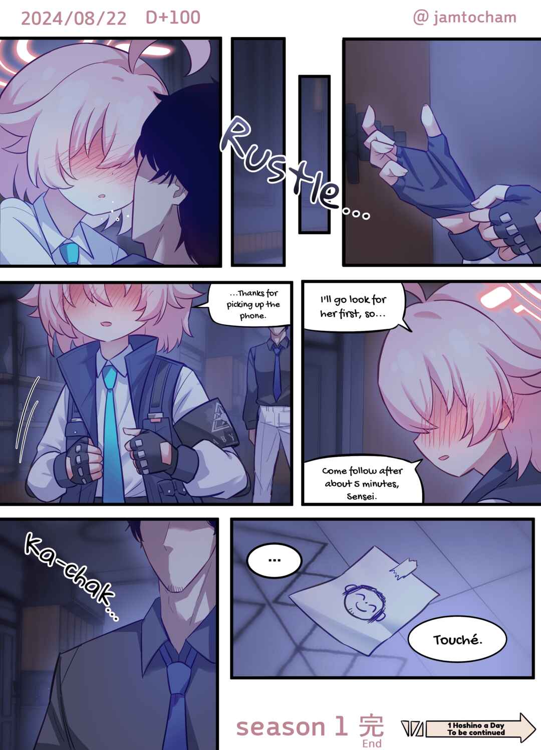 Blue Archive - 1 Hoshino a Day (Doujinshi) Chapter 1 Hoshino a Day - Season 1 FULL (Day 1-1... - Page 93