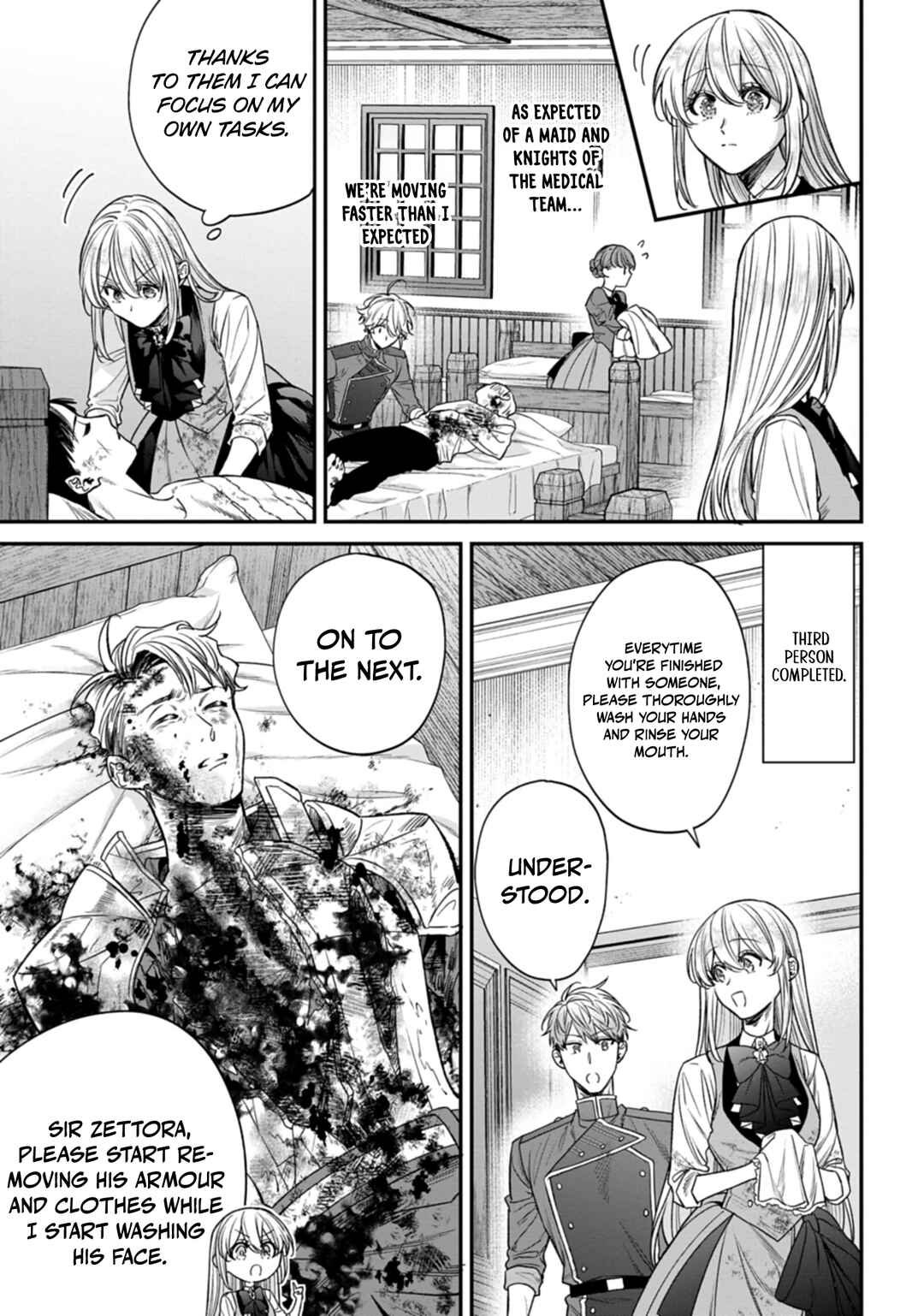 Me no Mae no Sangeki de Zense wo Omoidashitakedo, Amarini mo Mondai Yamazumi de Ippai Ippaidesu. Chapter 2 - Page 15
