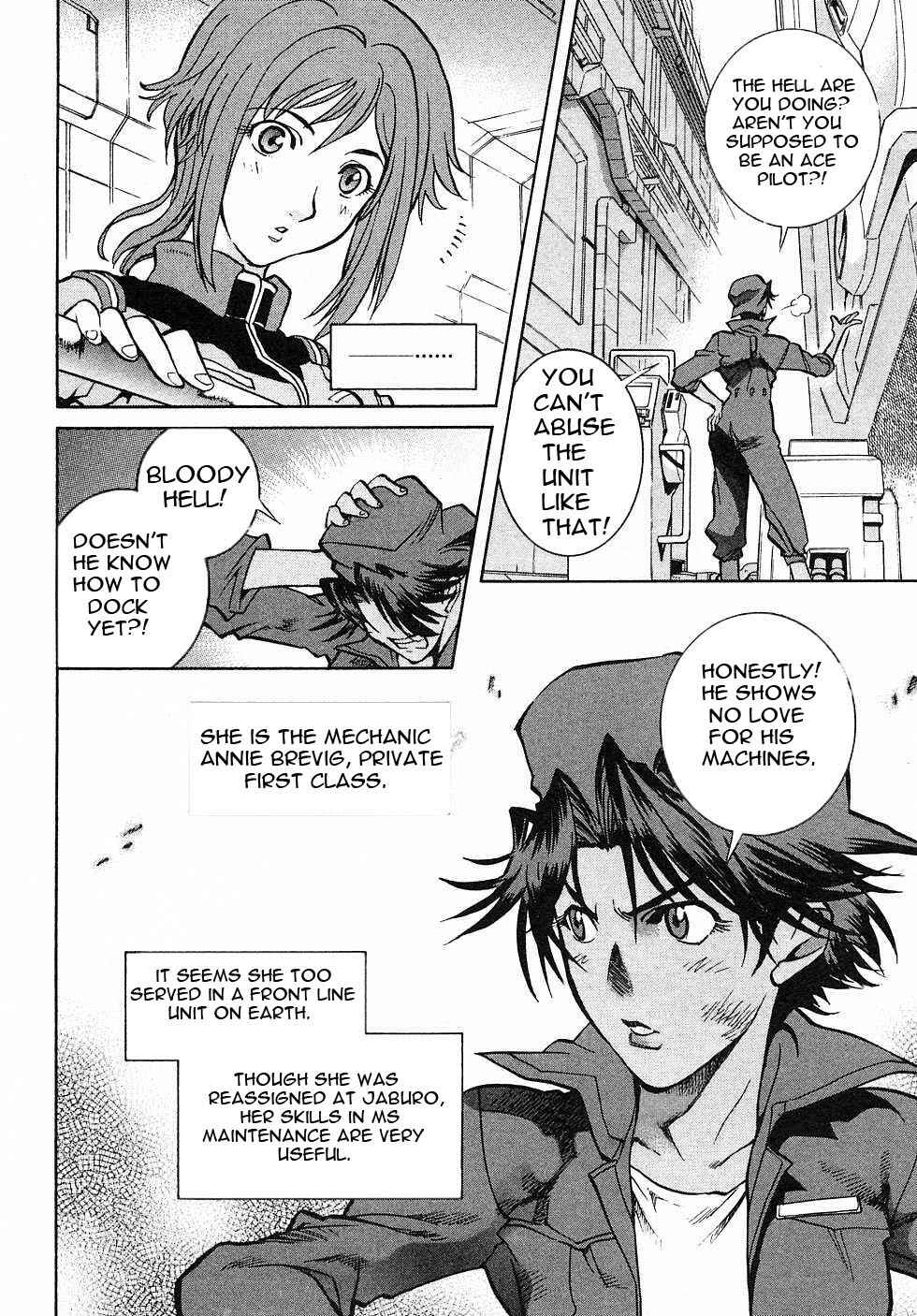 Mobile Suit Gundam Gaiden REBELLION: Space, at the End of a Flash... Chapter 1 - Page 14
