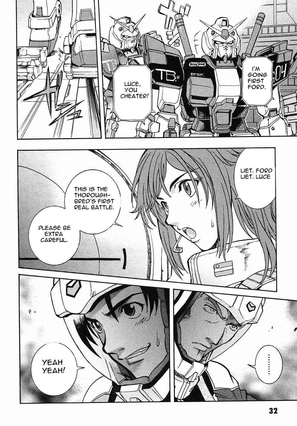 Mobile Suit Gundam Gaiden REBELLION: Space, at the End of a Flash... Chapter 1 - Page 34