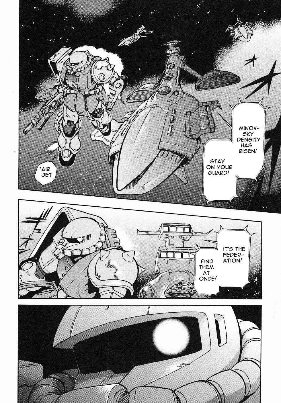Mobile Suit Gundam Gaiden REBELLION: Space, at the End of a Flash... Chapter 1 - Page 40