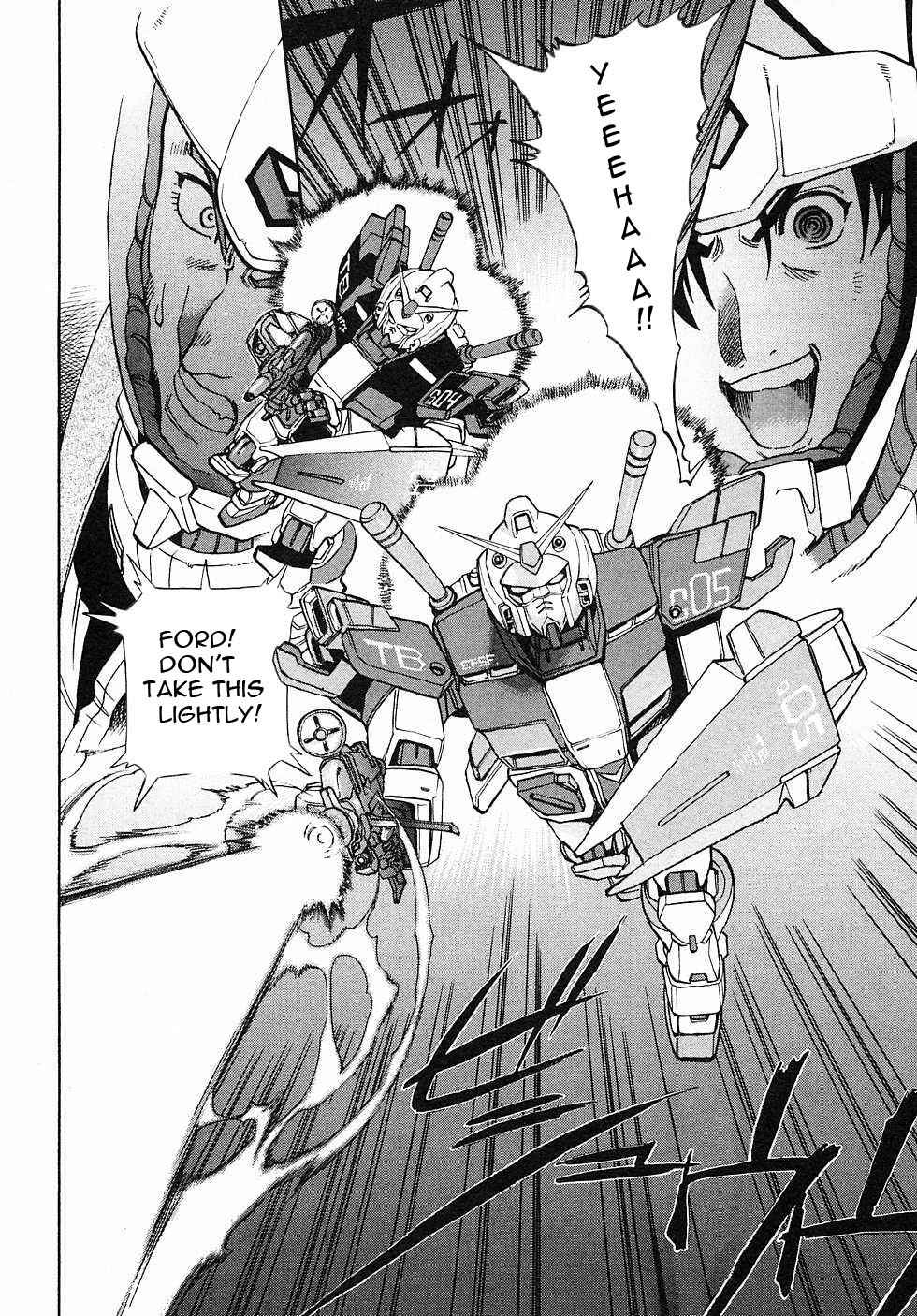 Mobile Suit Gundam Gaiden REBELLION: Space, at the End of a Flash... Chapter 1 - Page 42