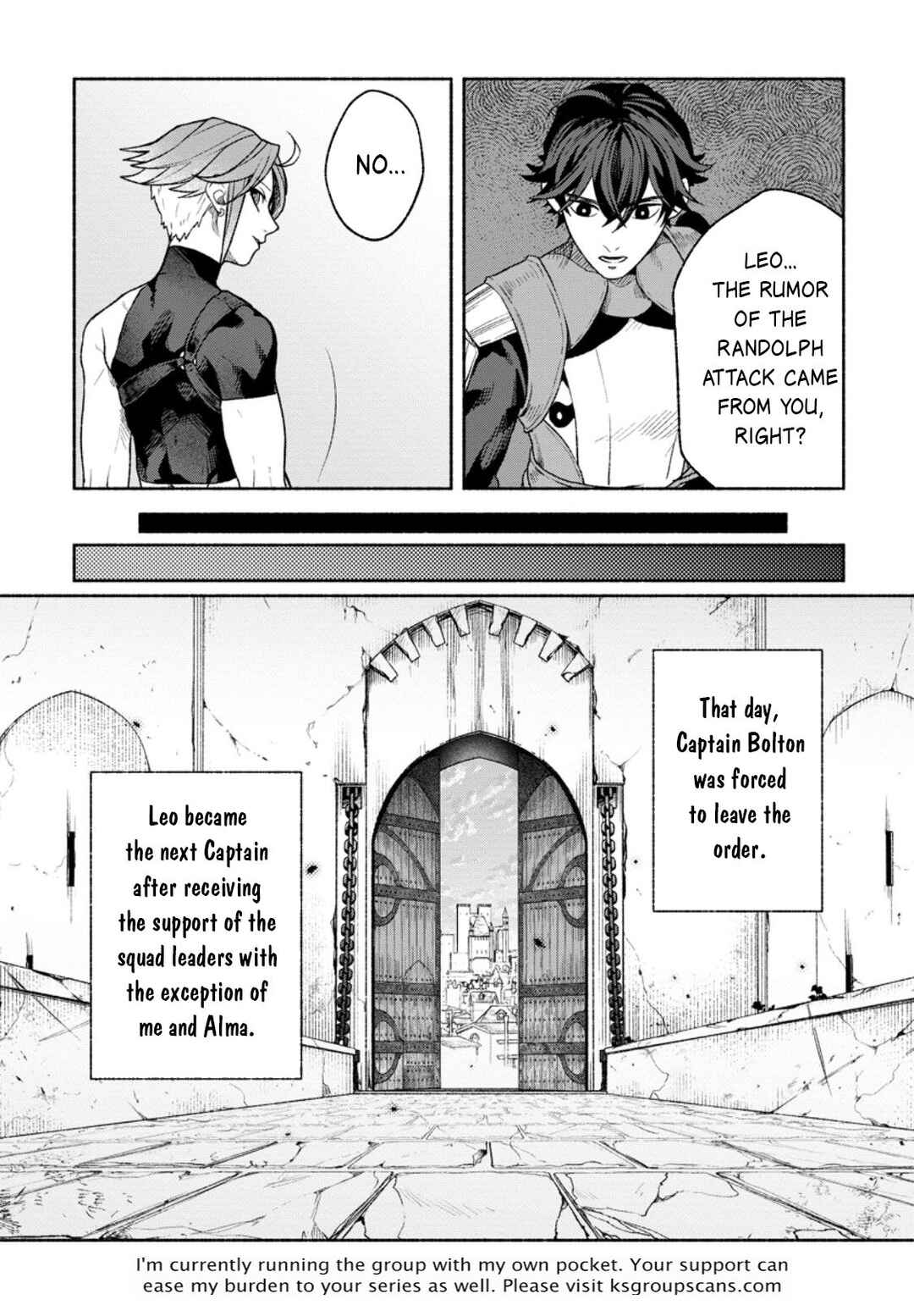 Sono Monban, Saikyou ni Tsuki: Tsuihou Sareta Bougyoryoku 9999 no Senshi, Outo no Monban to shite Musou Suru Chapter 39 - Page 31