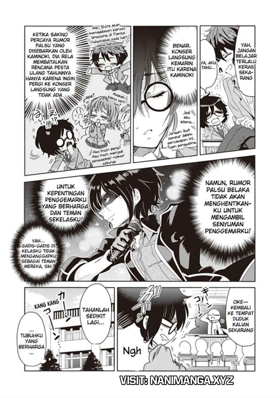 Class de In-cha no Ore ga Jitsu wa Daininki Band no Vocal na Ken Chapter 1 - Page 15