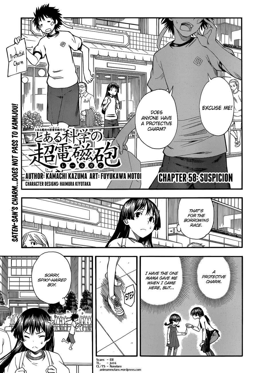 Toaru Majutsu no Index Gaiden: Toaru Kagaku no Railgun Chapter 58 - Page 1