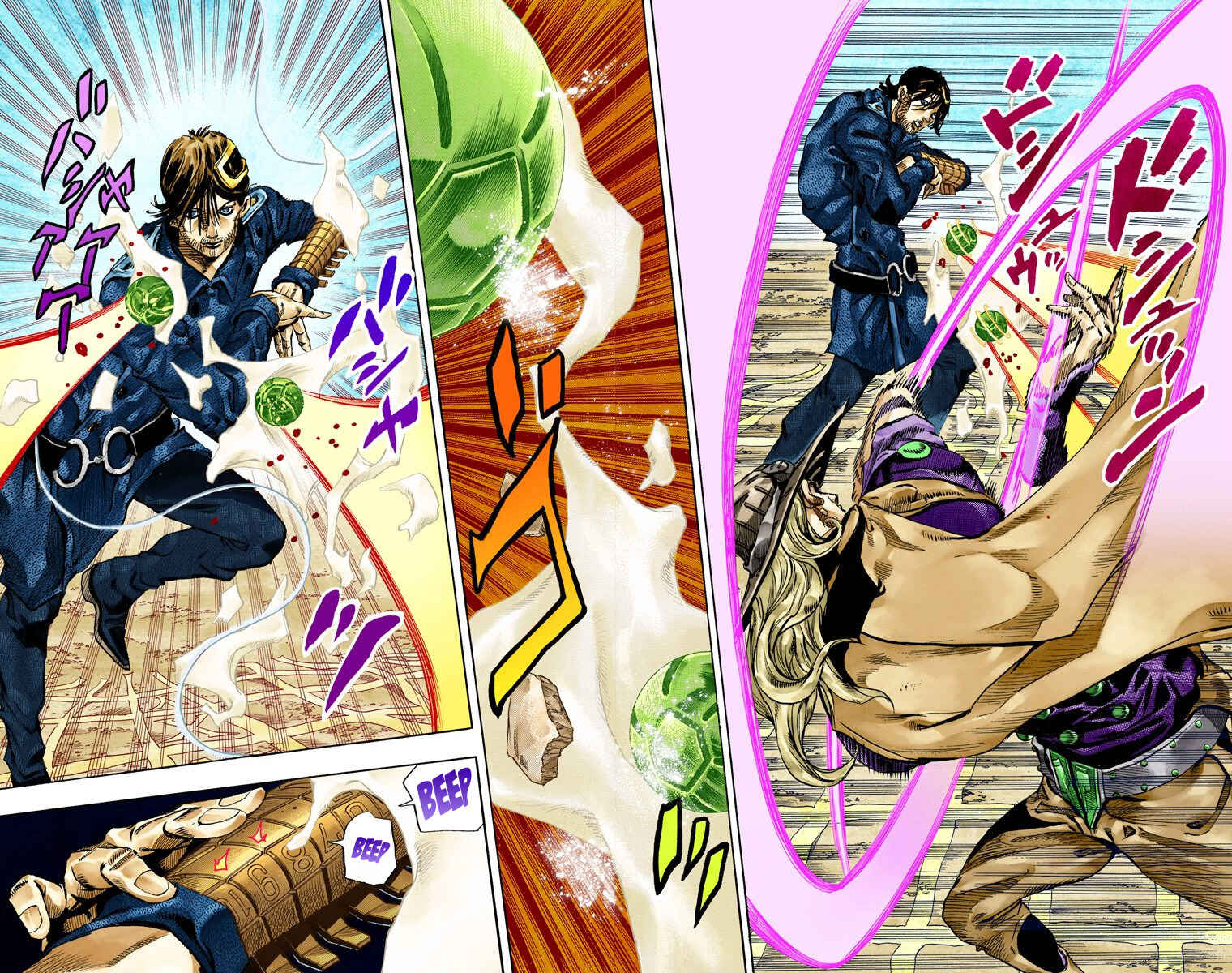 JoJo no Kimyou na Bouken: Part 7 - Steel Ball Run Color-ban Chapter 66 - Page 7