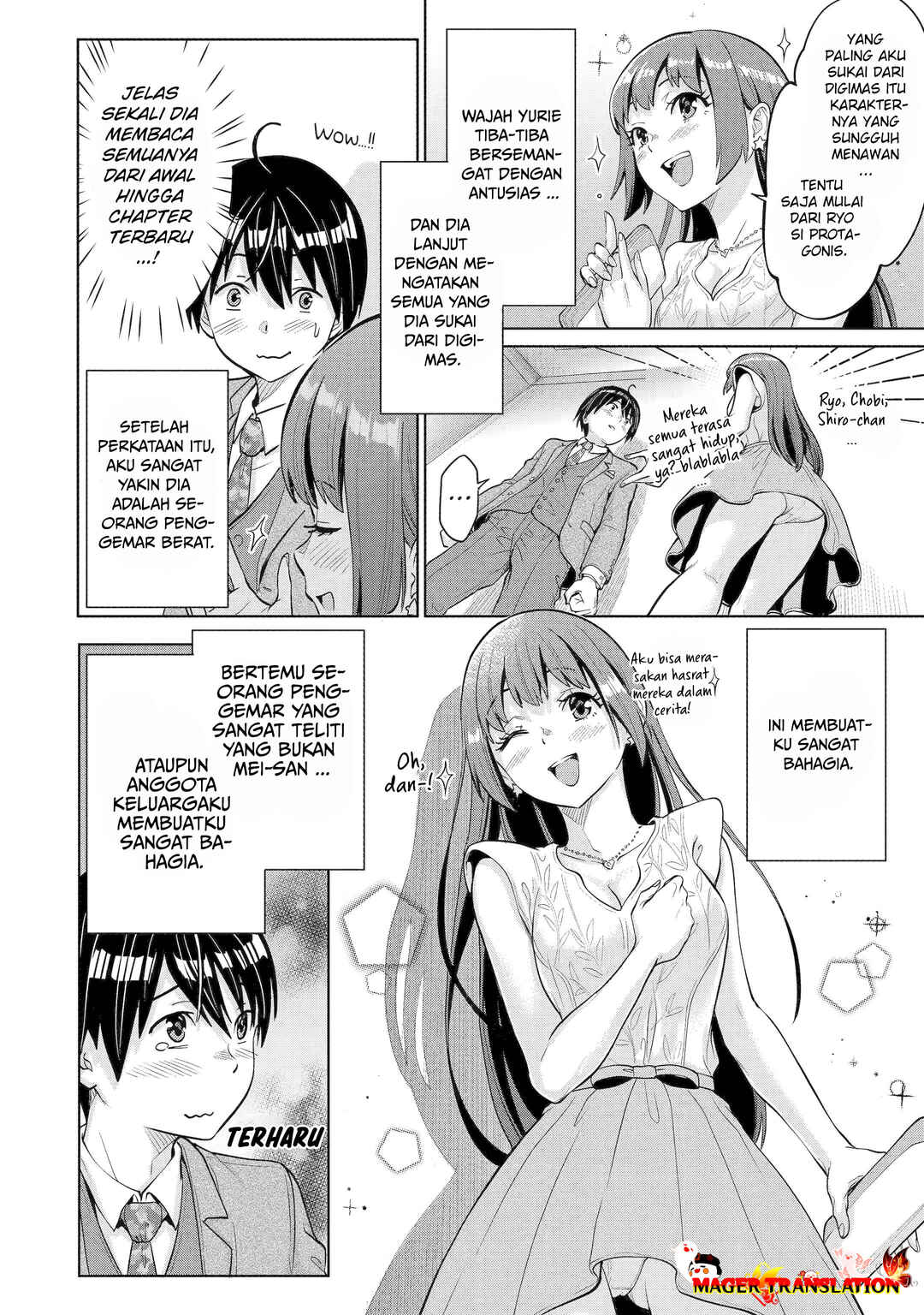 Koukousei WEB Sakka no Mote Seikatsu: "Anta ga Kami Sakka na Wakenai desho" to Boku o Futta Osananajimi ga Koukai Shiteru kedo Mou Osoi Chapter 3 - Page 13