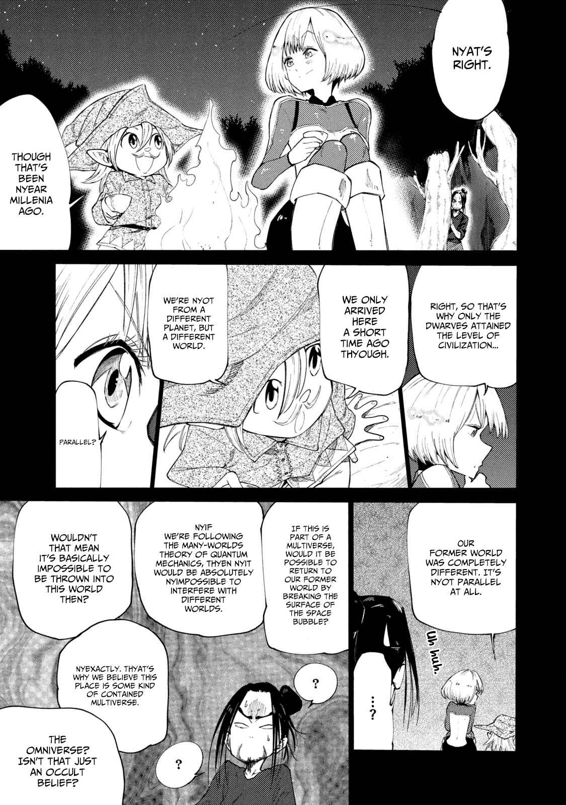 Mazumeshi Elf to Yuuboku gurashi Chapter 38.1 - Page 13