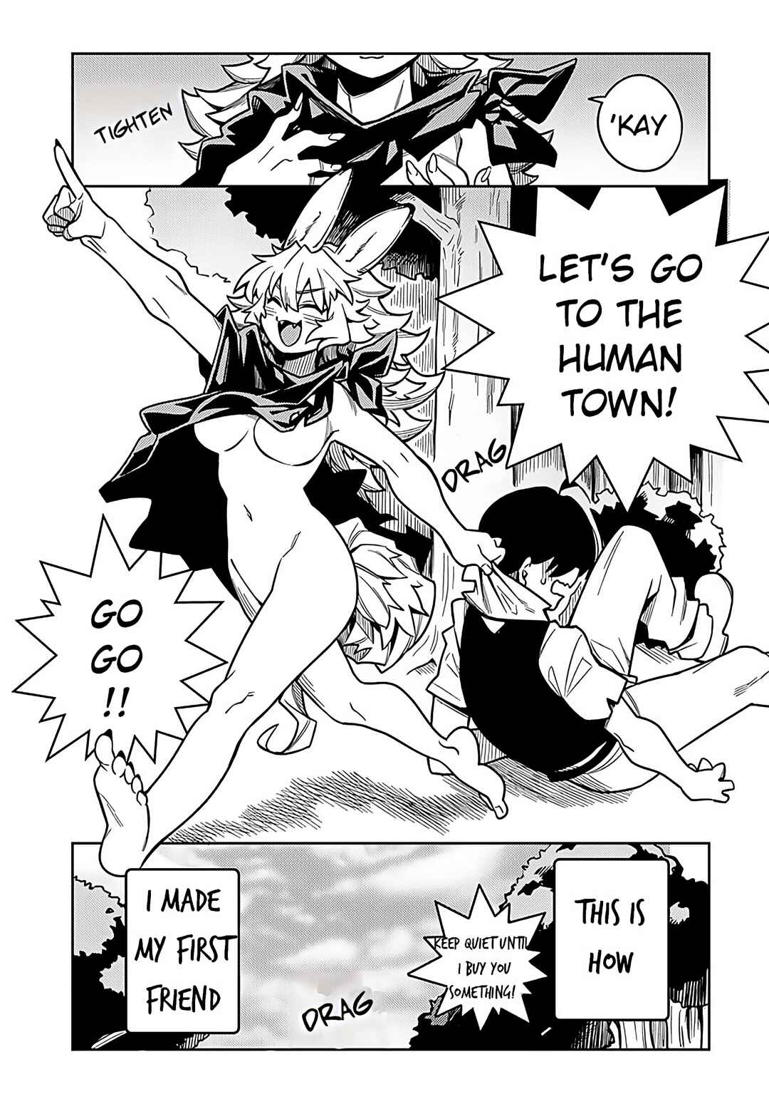 Monmusugo! ~Honnyaku Skill de Saikyou Monmusume to Isekai Seikatsu~ Chapter 1 - Page 47