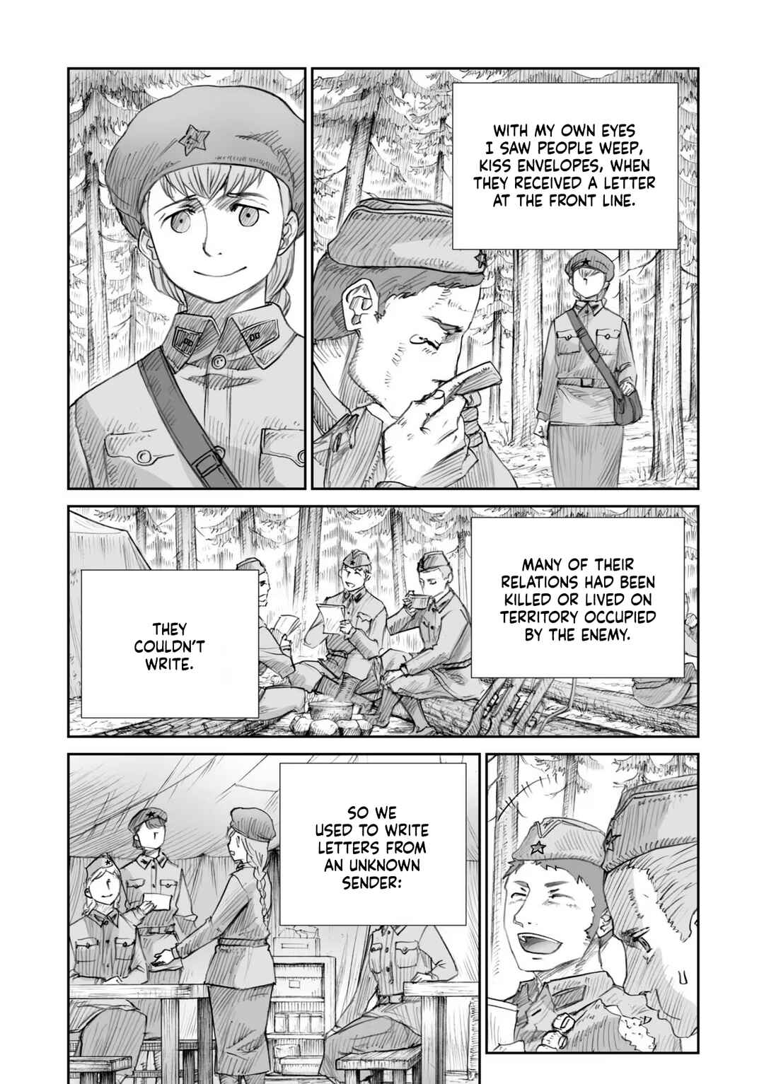 Sensou wa Onna no Kao wo Shiteinai Chapter 24.4 - Page 9