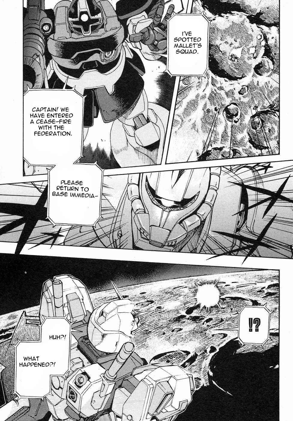 Mobile Suit Gundam Gaiden REBELLION: Space, at the End of a Flash... Chapter 8 - Page 18