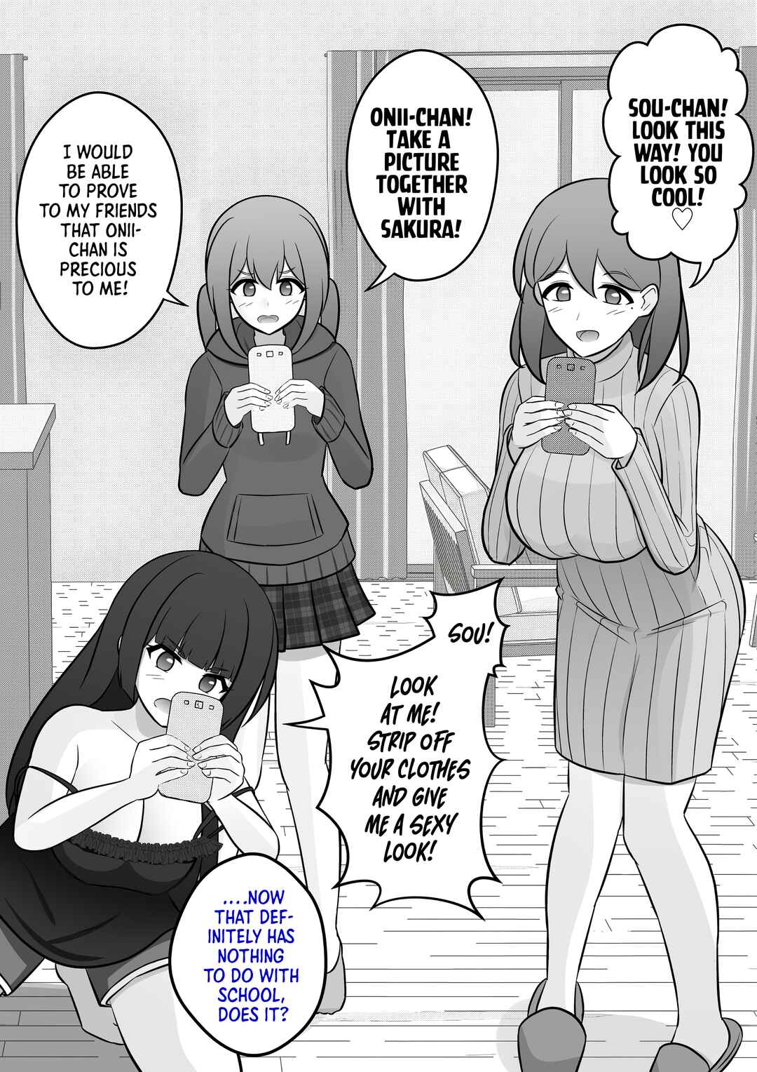 Danjo-hi 1:39 no Heikou Sekai wa Omoi no Hoka Futsuu Chapter 38 - Page 1