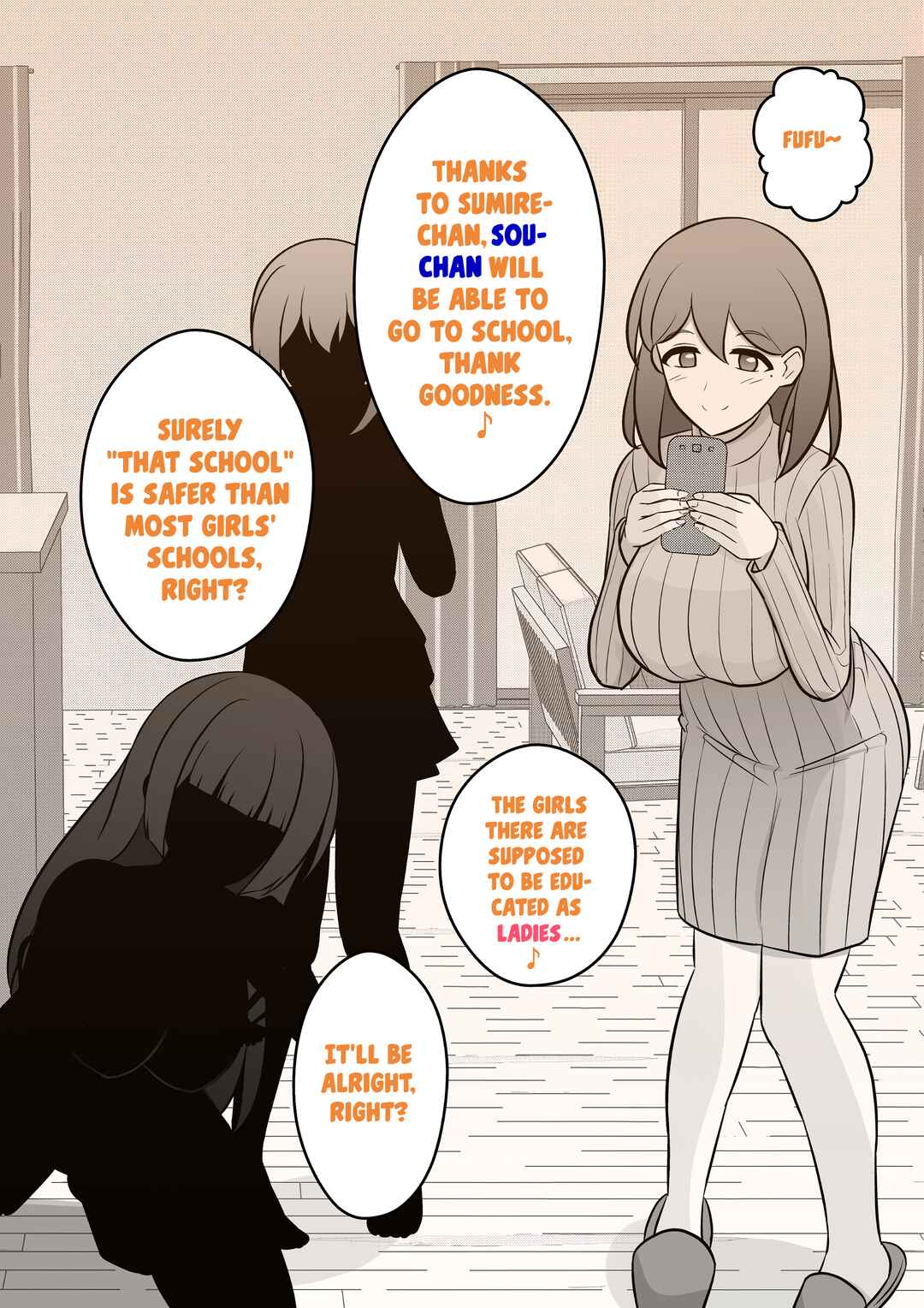 Danjo-hi 1:39 no Heikou Sekai wa Omoi no Hoka Futsuu Chapter 38 - Page 2