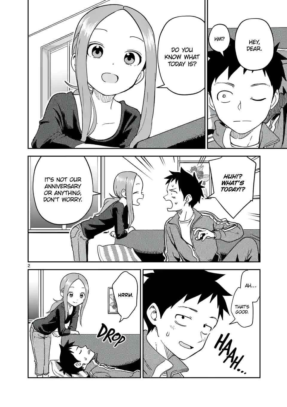 Karakai Jouzu no (Moto) Takagi-san Chapter 254 - Page 2
