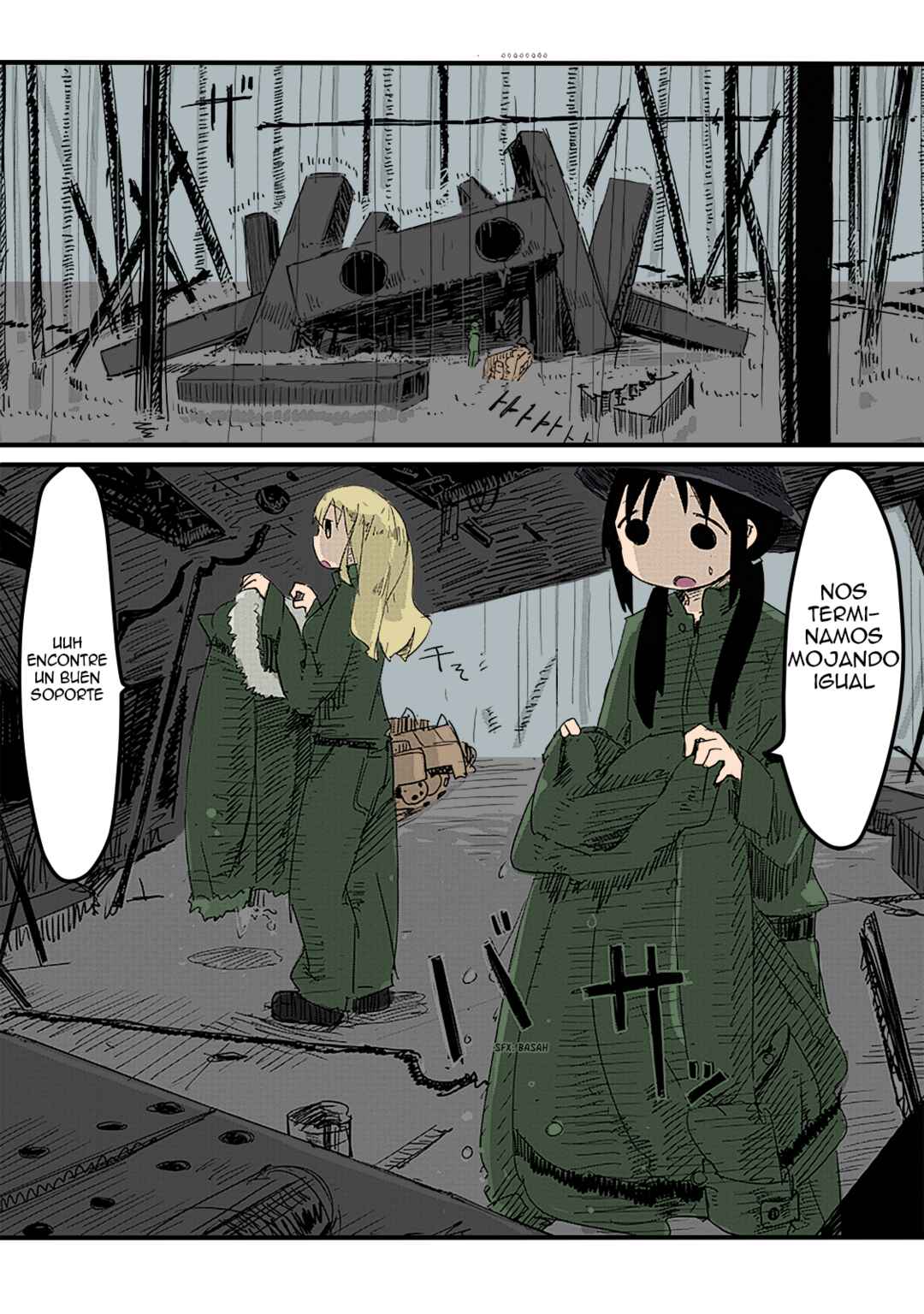 Shoujo Shuumatsu Ryokou (Fan Colored) Chapter 11 - Page 4