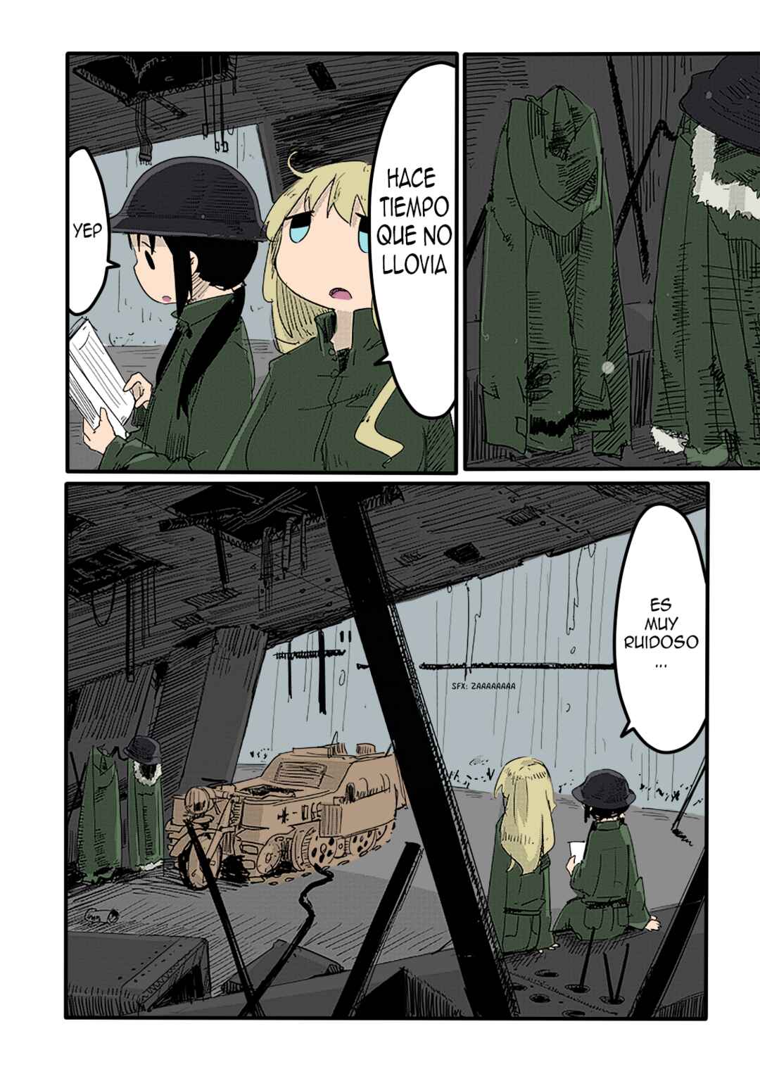 Shoujo Shuumatsu Ryokou (Fan Colored) Chapter 11 - Page 5
