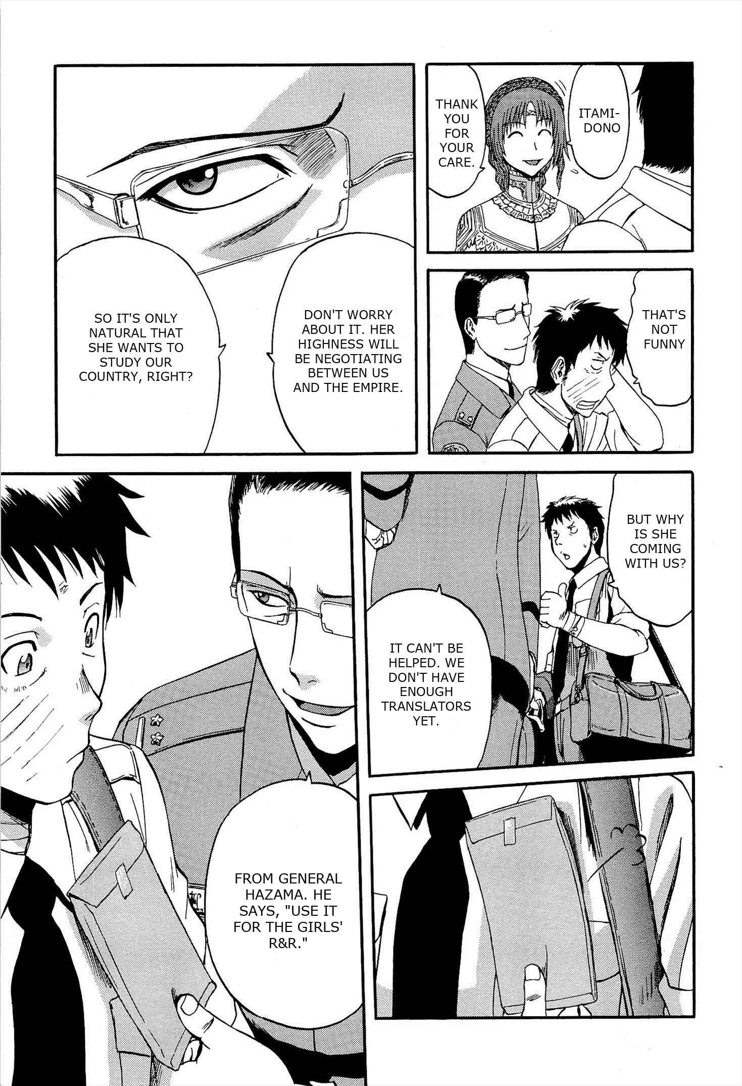 GATE - Jieitai Kanochi nite, Kaku Tatakaeri Chapter 16 - Page 21