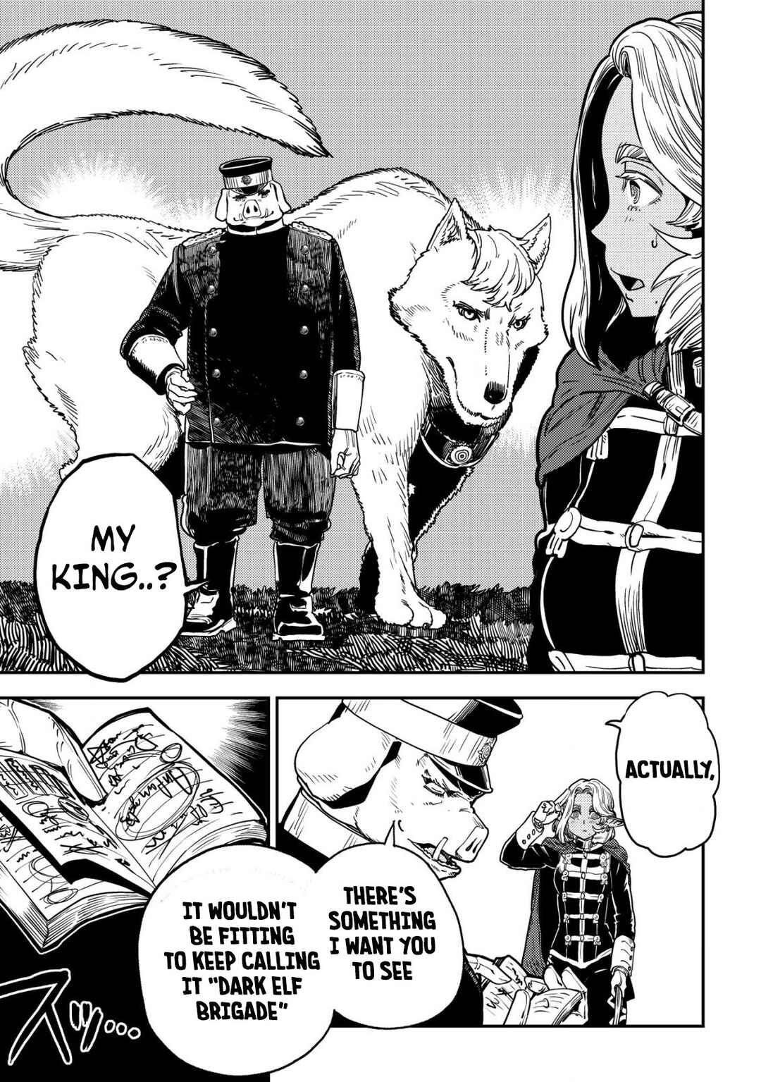 Orcsen Oukokushi ~Yaban na Orc no Kuni wa, Ikanishite Heiwa na Elf no Kuni wo Yakiharau ni Itatta ka~ Chapter 6 - Page 44