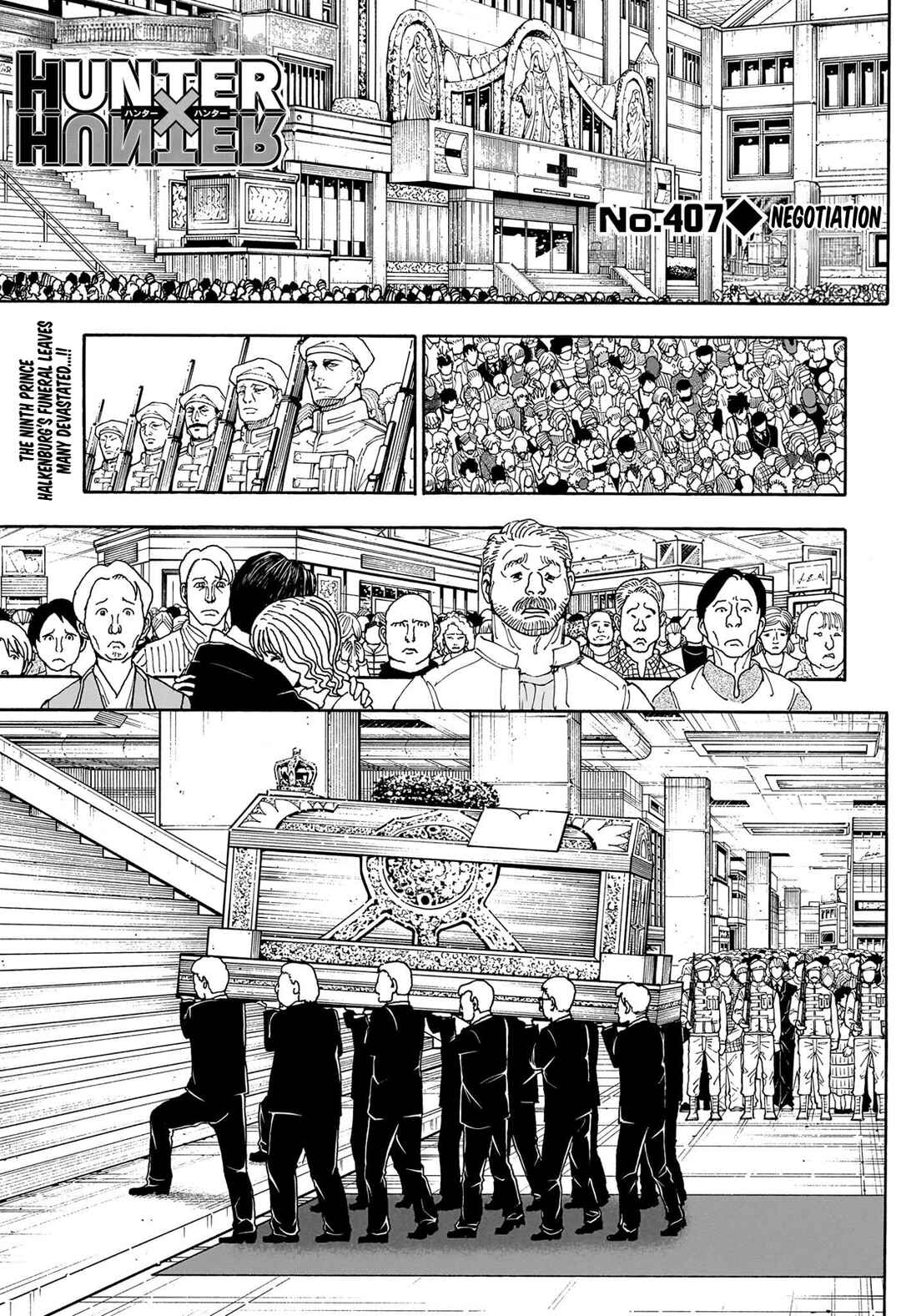 Hunter x Hunter Chapter 407 - Page 1