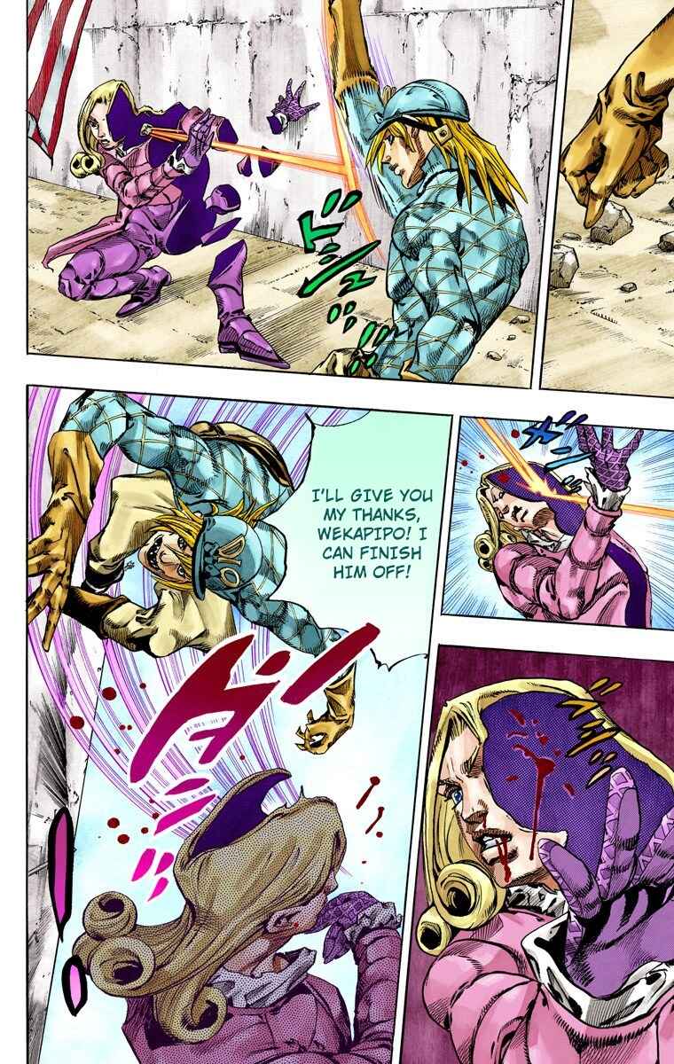 JoJo no Kimyou na Bouken: Part 7 - Steel Ball Run Color-ban Chapter 69 - Page 16