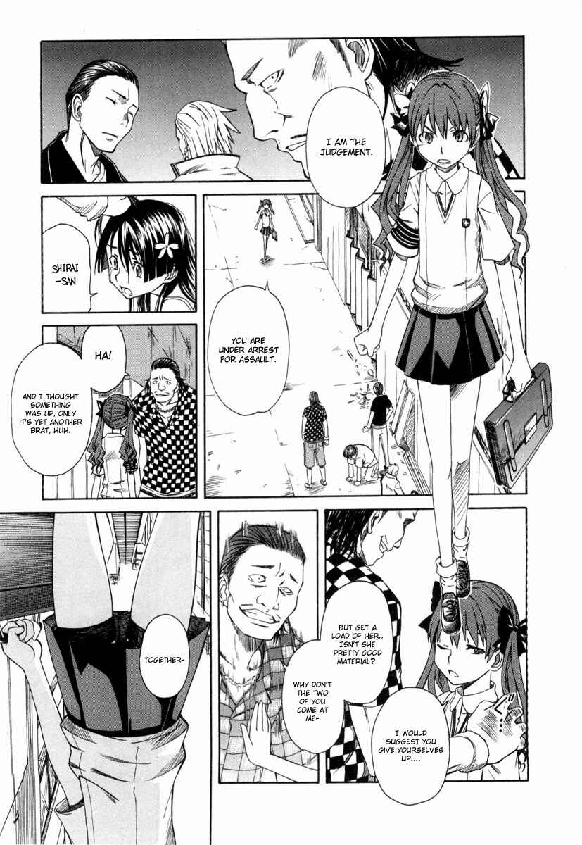 Toaru Majutsu no Index Gaiden: Toaru Kagaku no Railgun Chapter 9 - Page 15