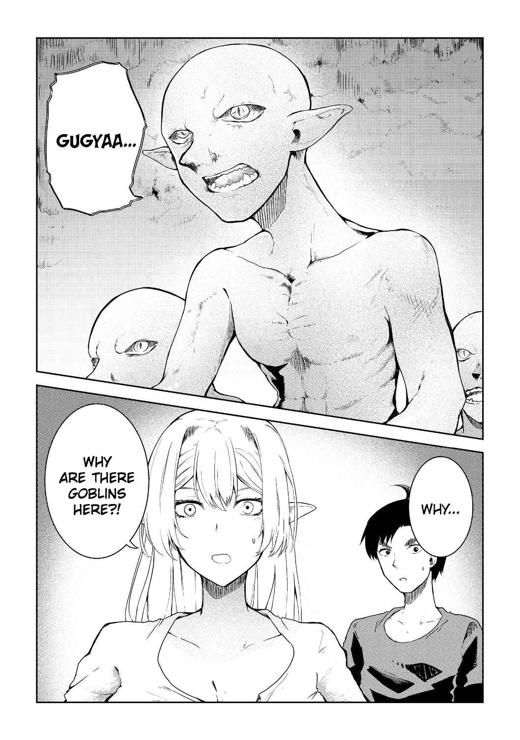 Mujintou de Elf to Kyoudou Seikatsu Chapter 7 - Page 1