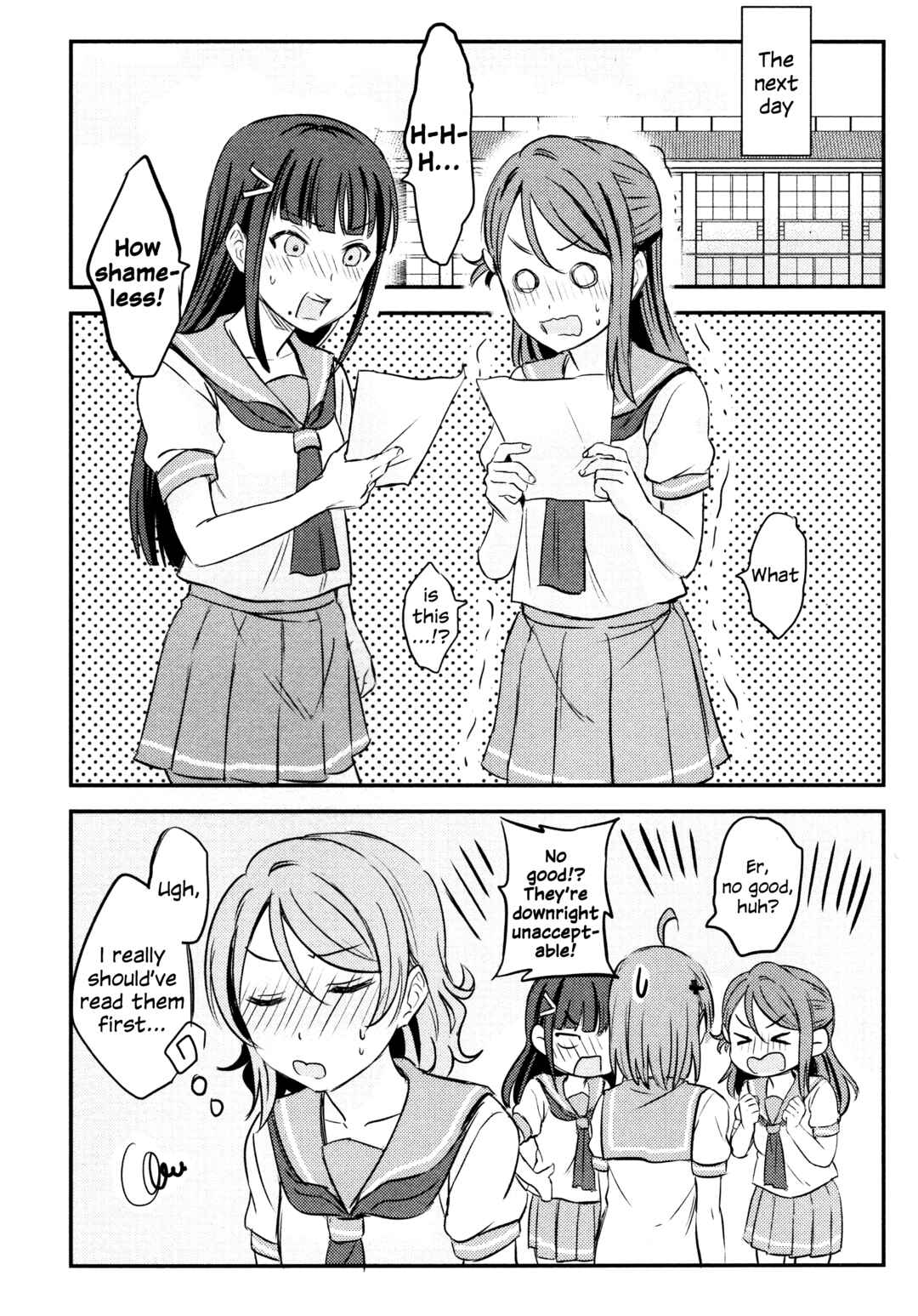 Love Live! Sunshine!! - A Love-Tinted Aquamarine (Doujinshi) Chapter 4 - Page 26