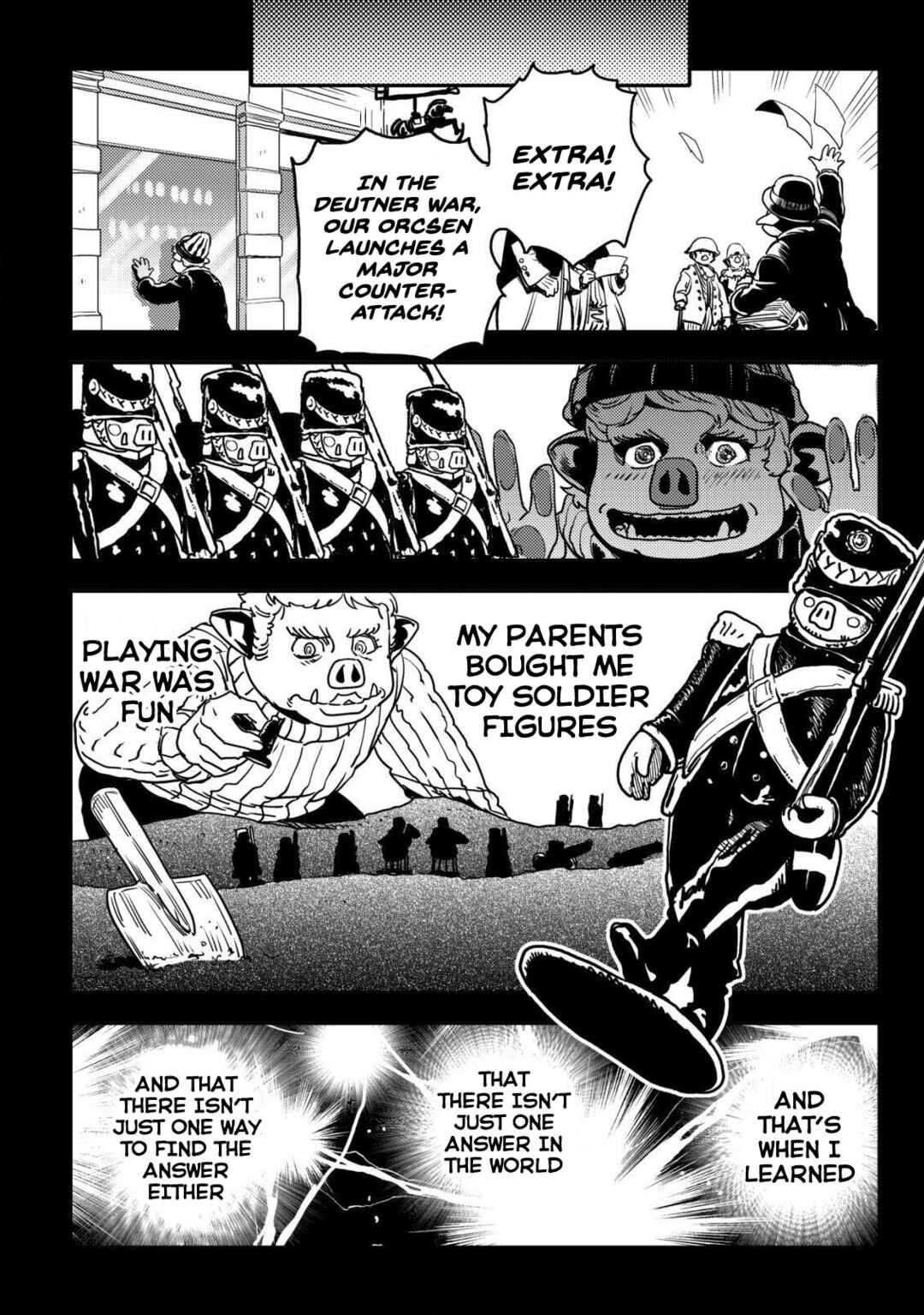 Orcsen Oukokushi ~Yaban na Orc no Kuni wa, Ikanishite Heiwa na Elf no Kuni wo Yakiharau ni Itatta ka~ Chapter 9 - Page 23