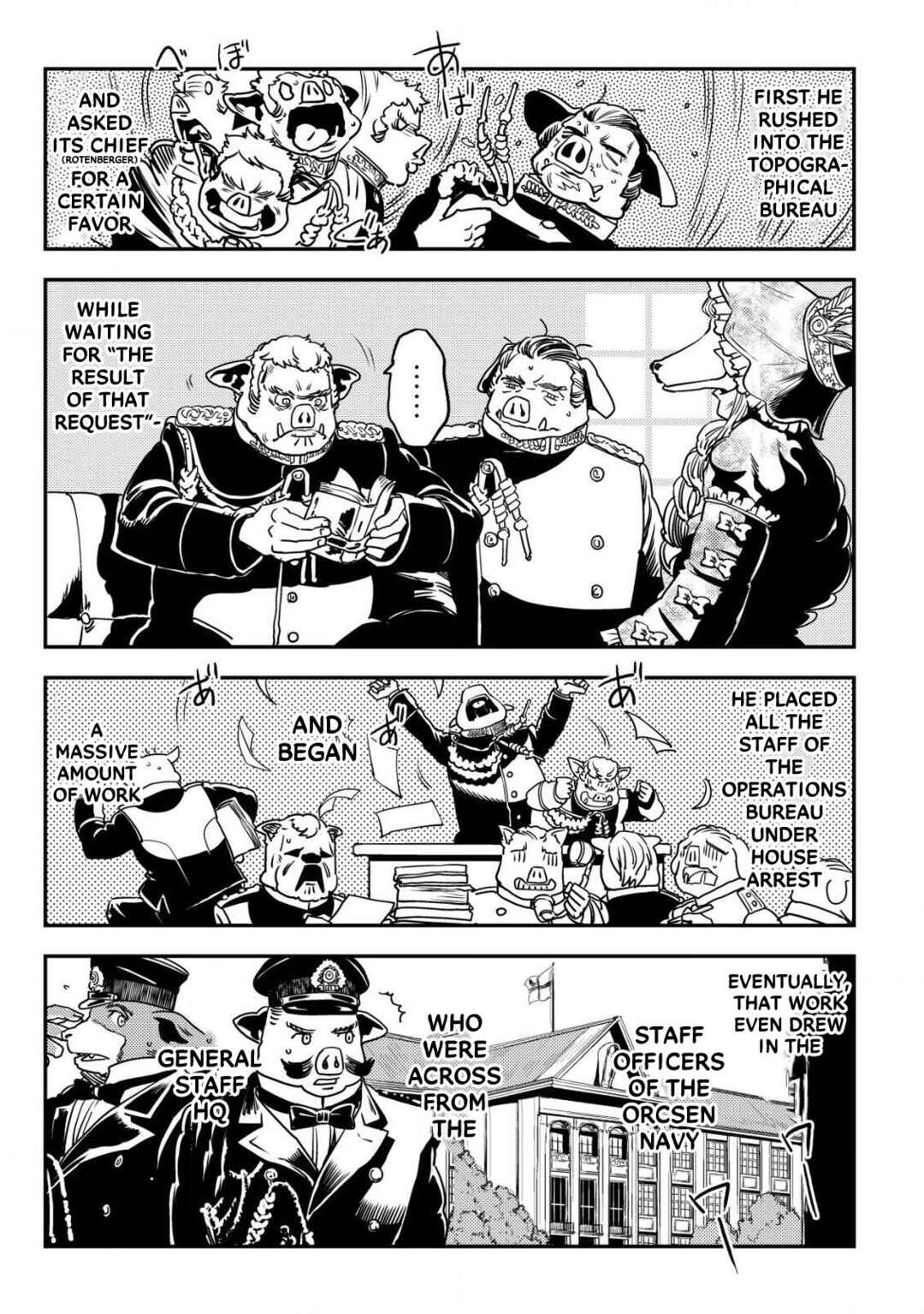 Orcsen Oukokushi ~Yaban na Orc no Kuni wa, Ikanishite Heiwa na Elf no Kuni wo Yakiharau ni Itatta ka~ Chapter 9 - Page 34