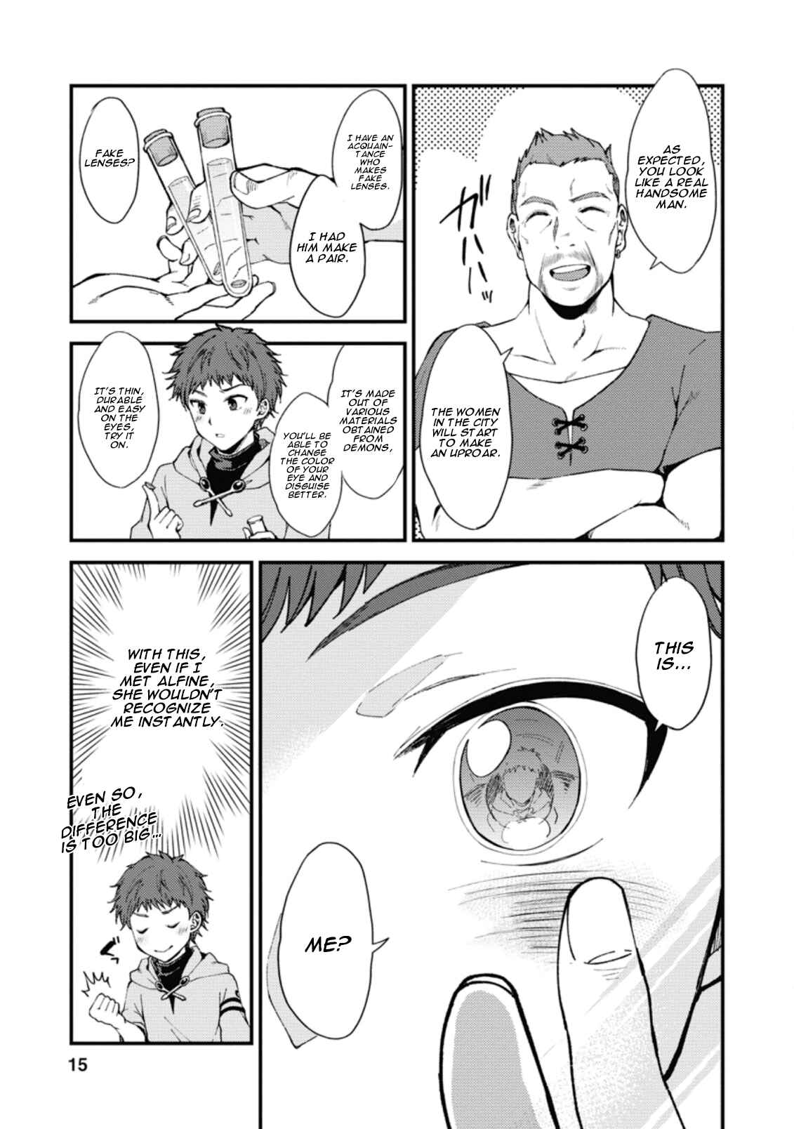 Kensei no Osananajimi ga Power Hara de Ore ni Tsuraku Ataru node, Zetsuen Shite Henkyou de Makenshi to shite Denaosu Koto ni shita. Chapter 1 - Page 14