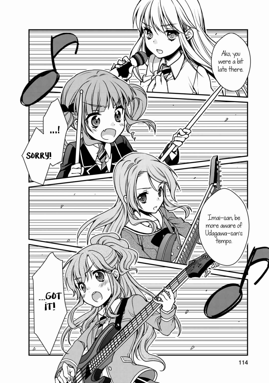 BanG Dream! Girls Band Party! Roselia Stage Chapter 3 - Page 14